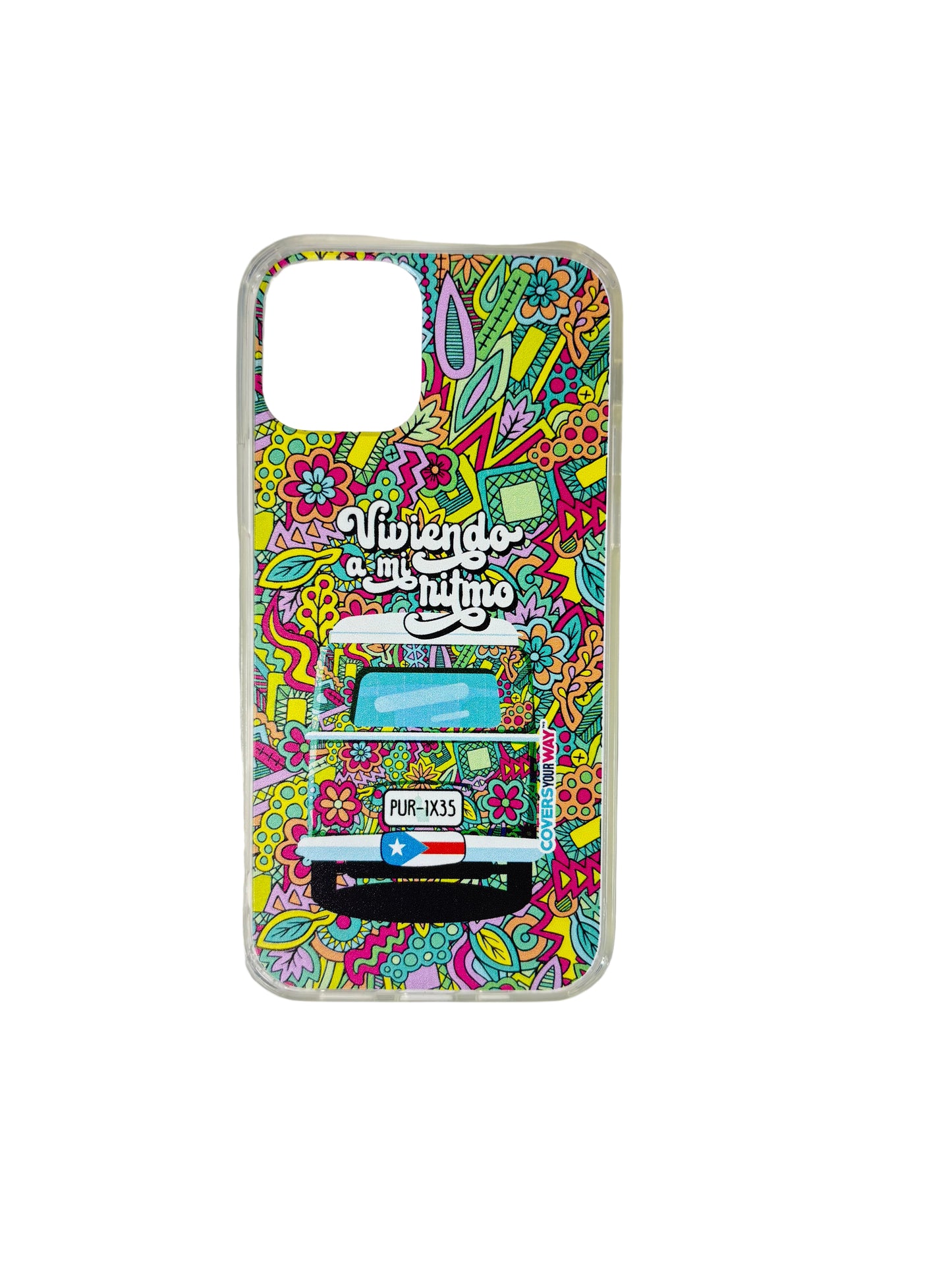 Viviendo a mi ritmo iPhone 12 Clear Impact Resistant