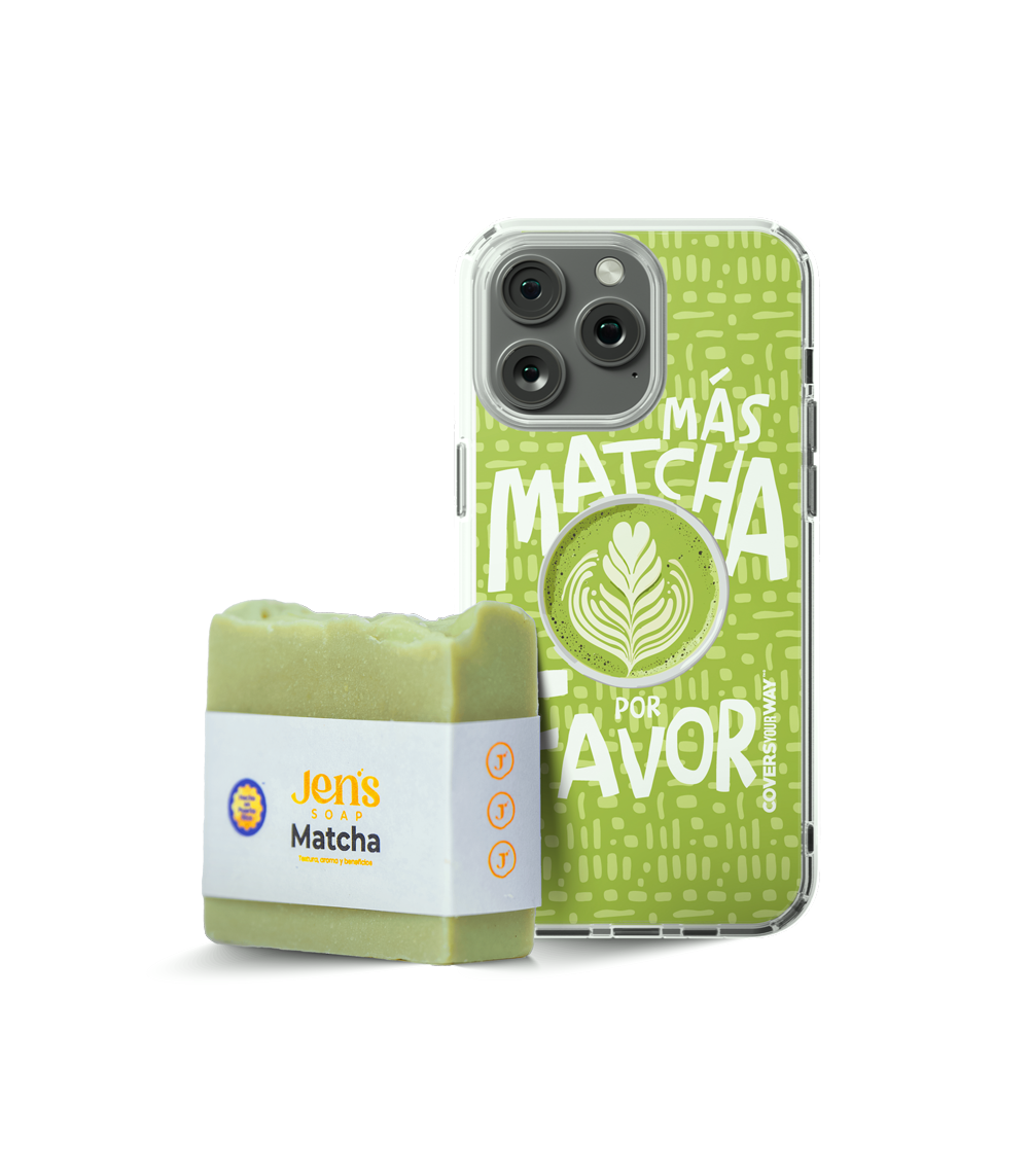 Más MATCHA por favor + Jabón de MATCHA Bundle