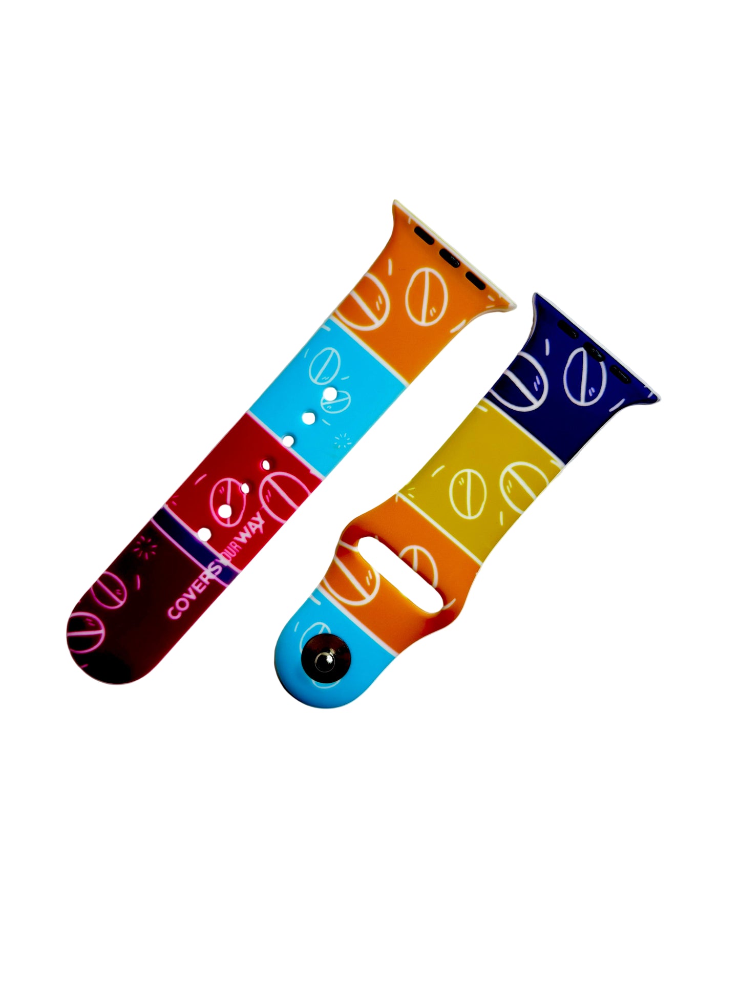 Más café por favor Silicone Apple Watch Strap