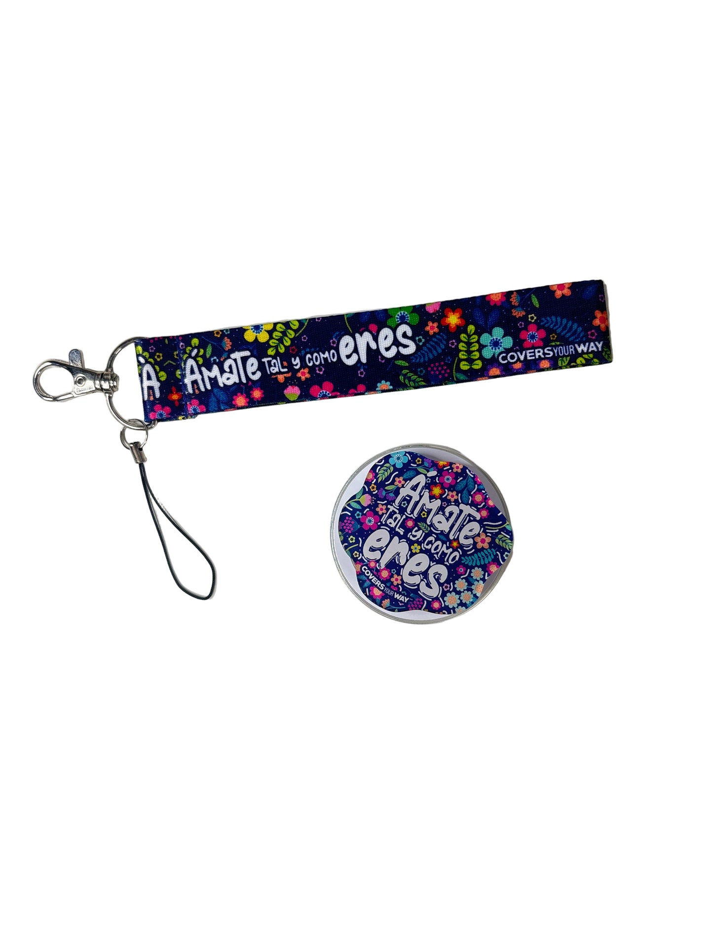 Ámate tal y como eres Phone Lanyard + Magnetic Phone Grip Gift Bundle