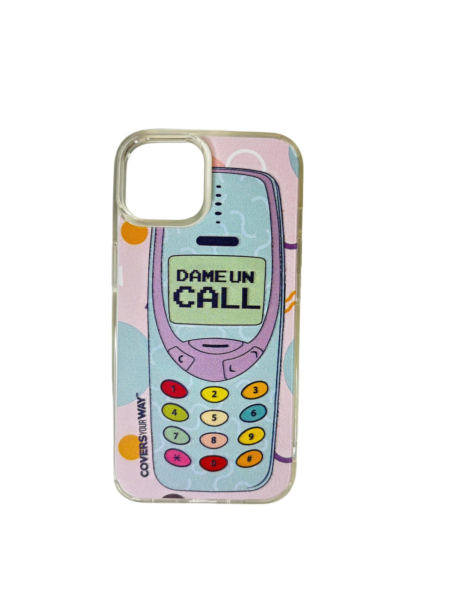 Dame un CALL iPhone 14 MagSafe Clear Impact Resistant