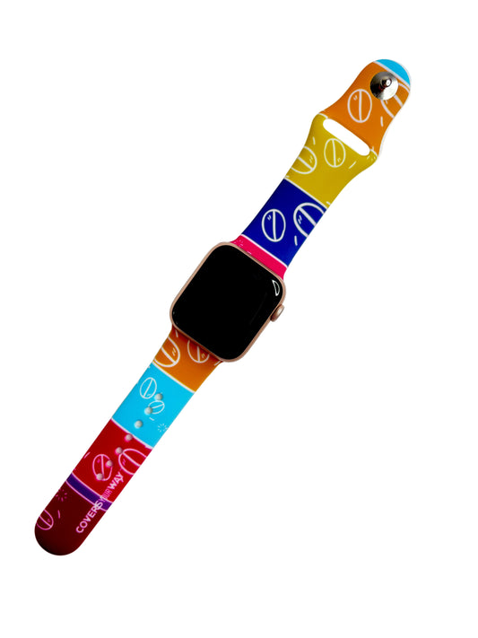 Más café por favor Silicone Apple Watch Strap