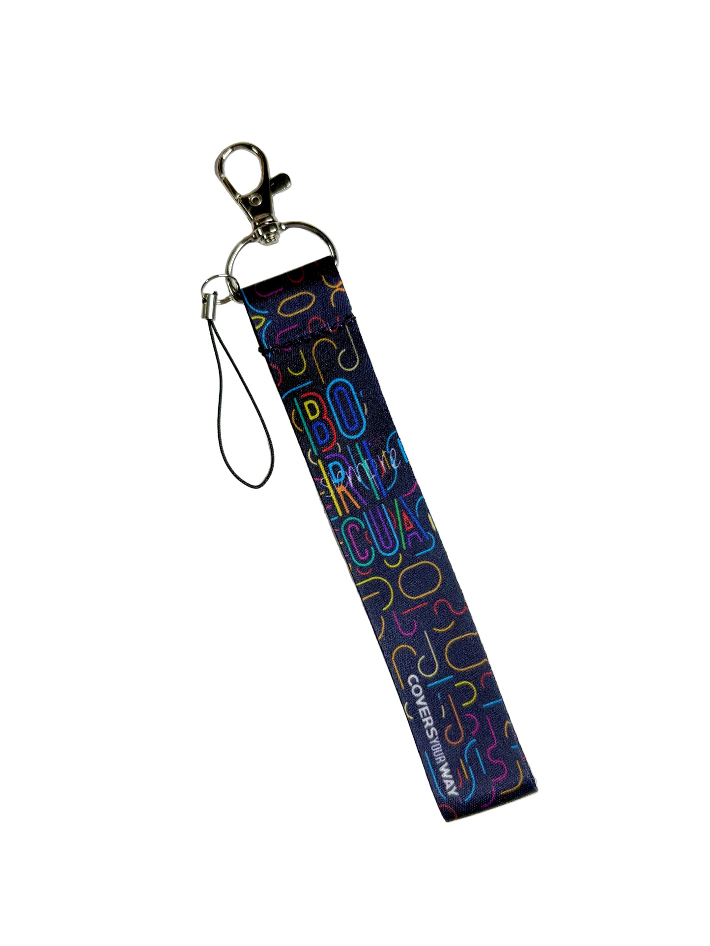 Siempre BORICUA  Phone Lanyard