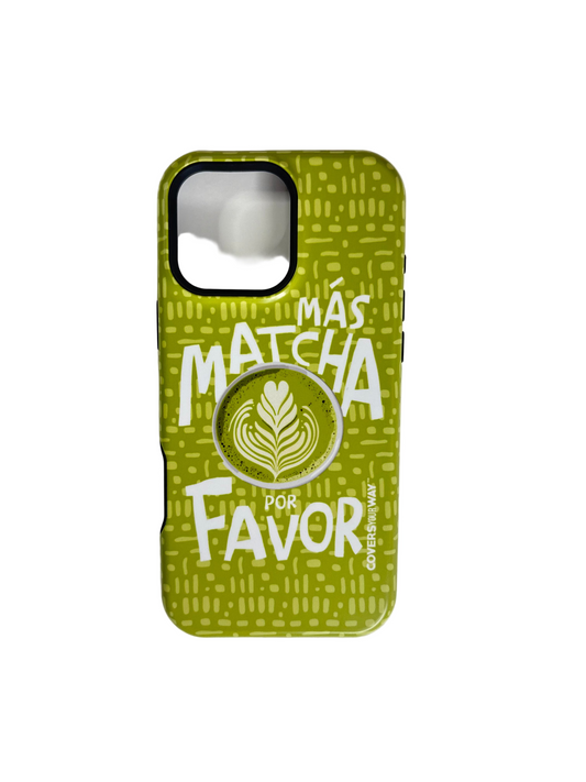 Más MATCHA por favor iPhone 16 Pro Max Tough con MagSafe