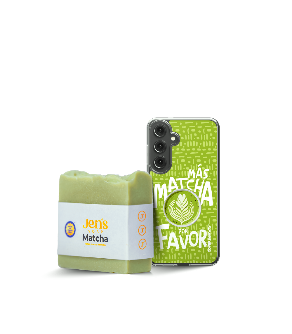 Más MATCHA por favor Samsung Galaxy + Jabón de MATCHA Bundle