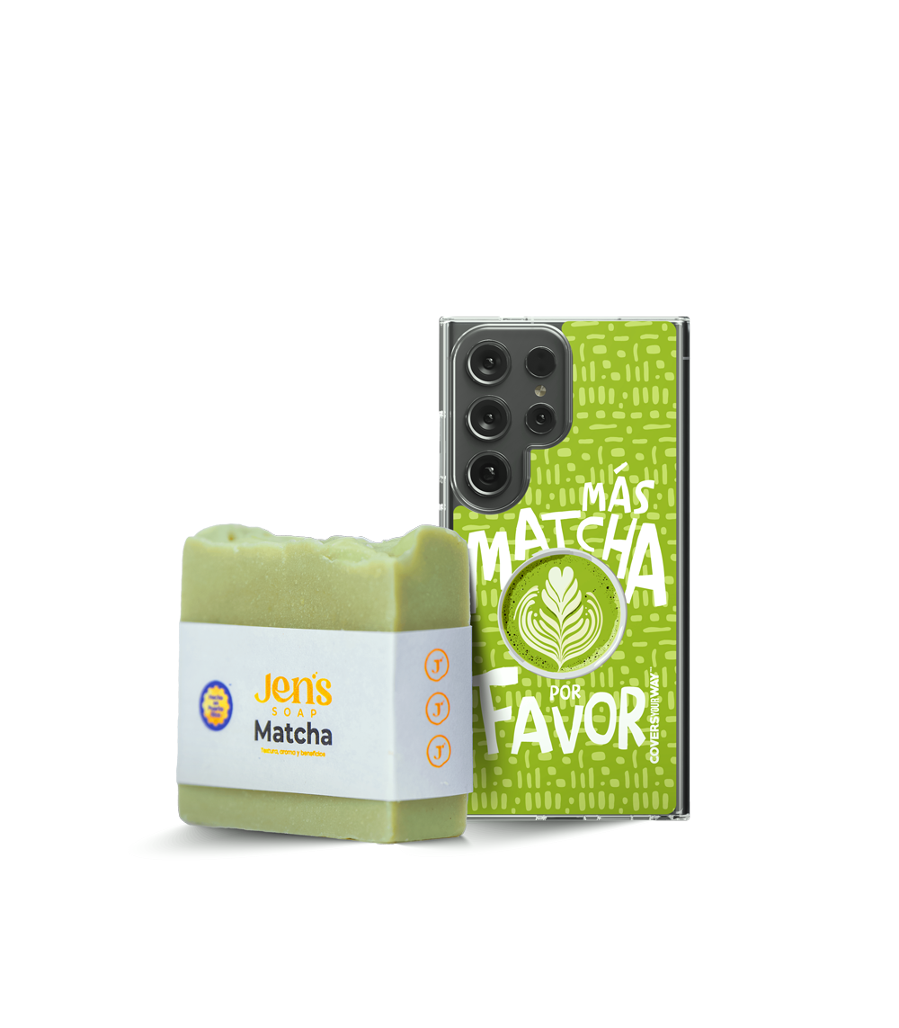Más MATCHA por favor Samsung Galaxy + Jabón de MATCHA Bundle