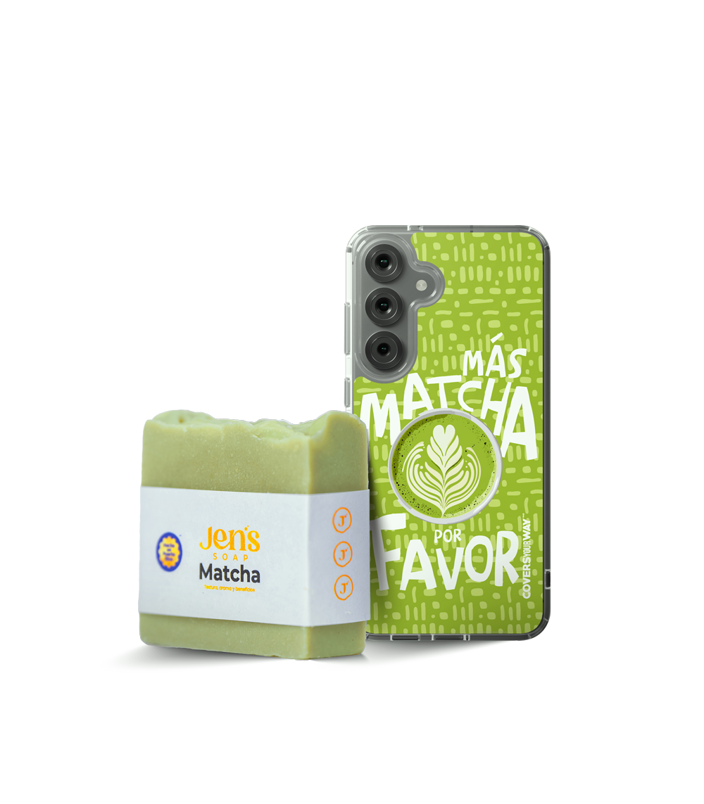 Más MATCHA por favor Samsung Galaxy + Jabón de MATCHA Bundle