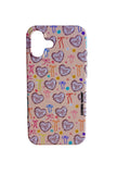 Disco Heart Vibes iPhone 16 Plus MagSafe Tough Small Damage