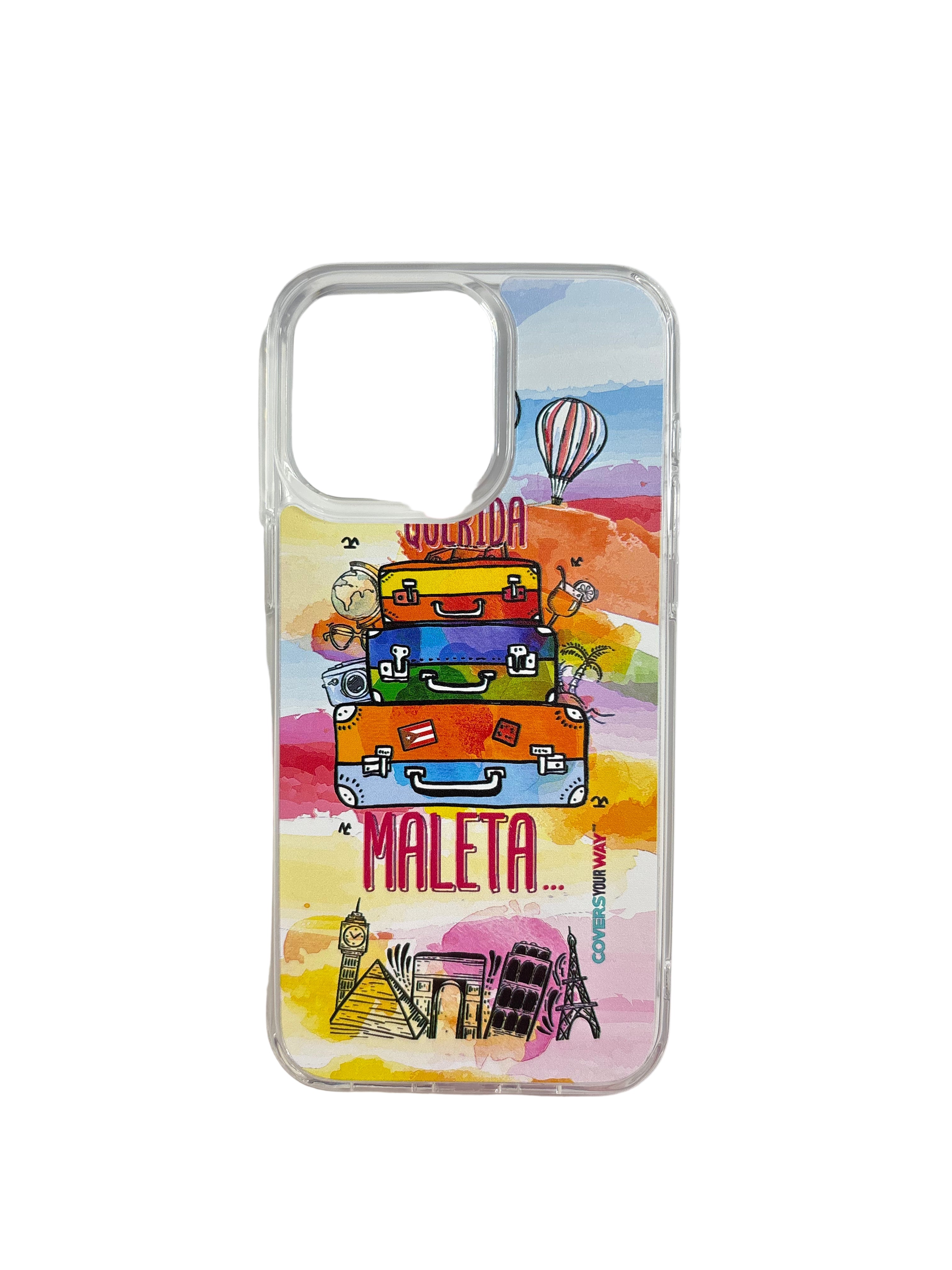 Querida maleta iPhone 15 Pro Max Clear Impact Resistant