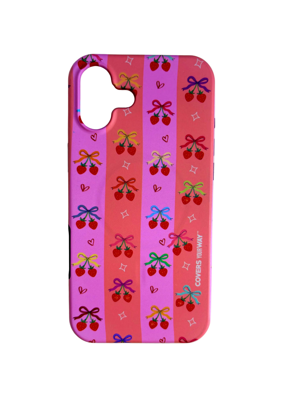 Strawberry Crush iPhone 16 Plus MagSafe Tough Small Damage