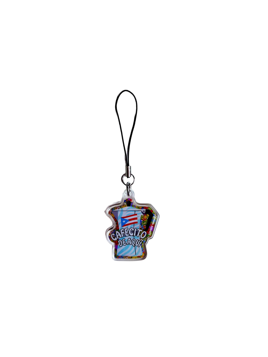 Cafecito de AQUÍ Phone Charm