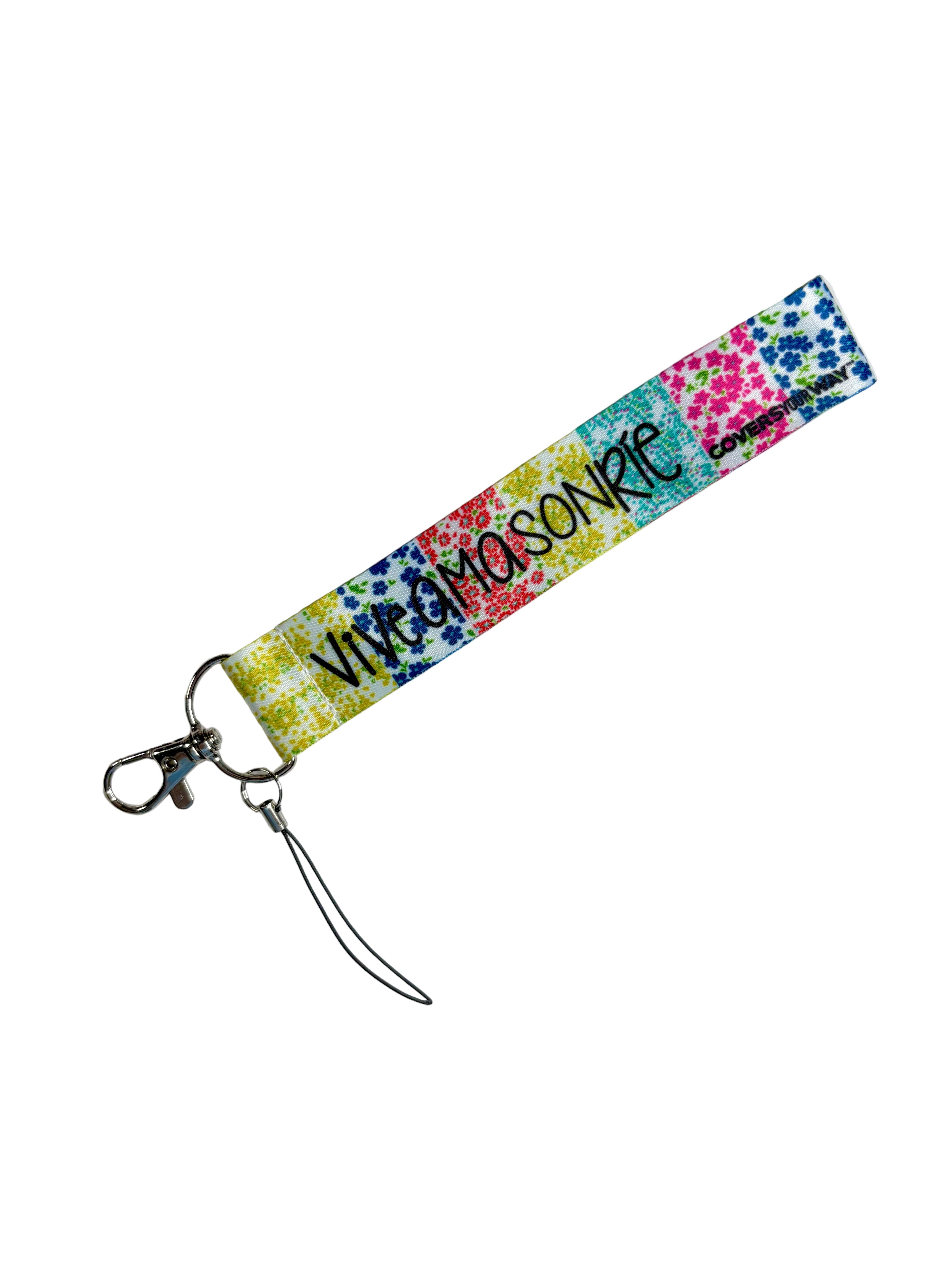 VIVE AMA SONRÍE Phone Lanyard