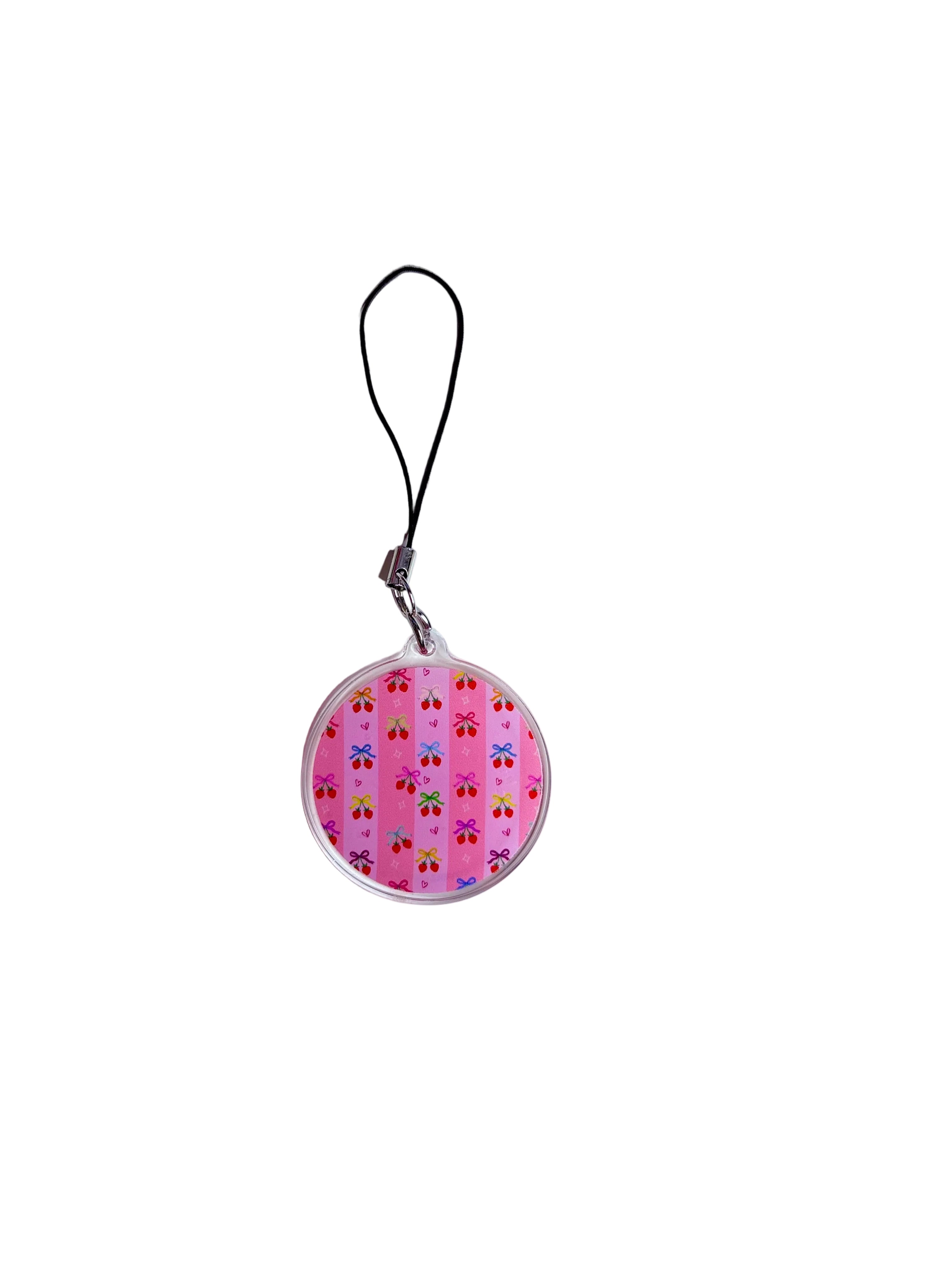 Strawberry Crush Phone Charm