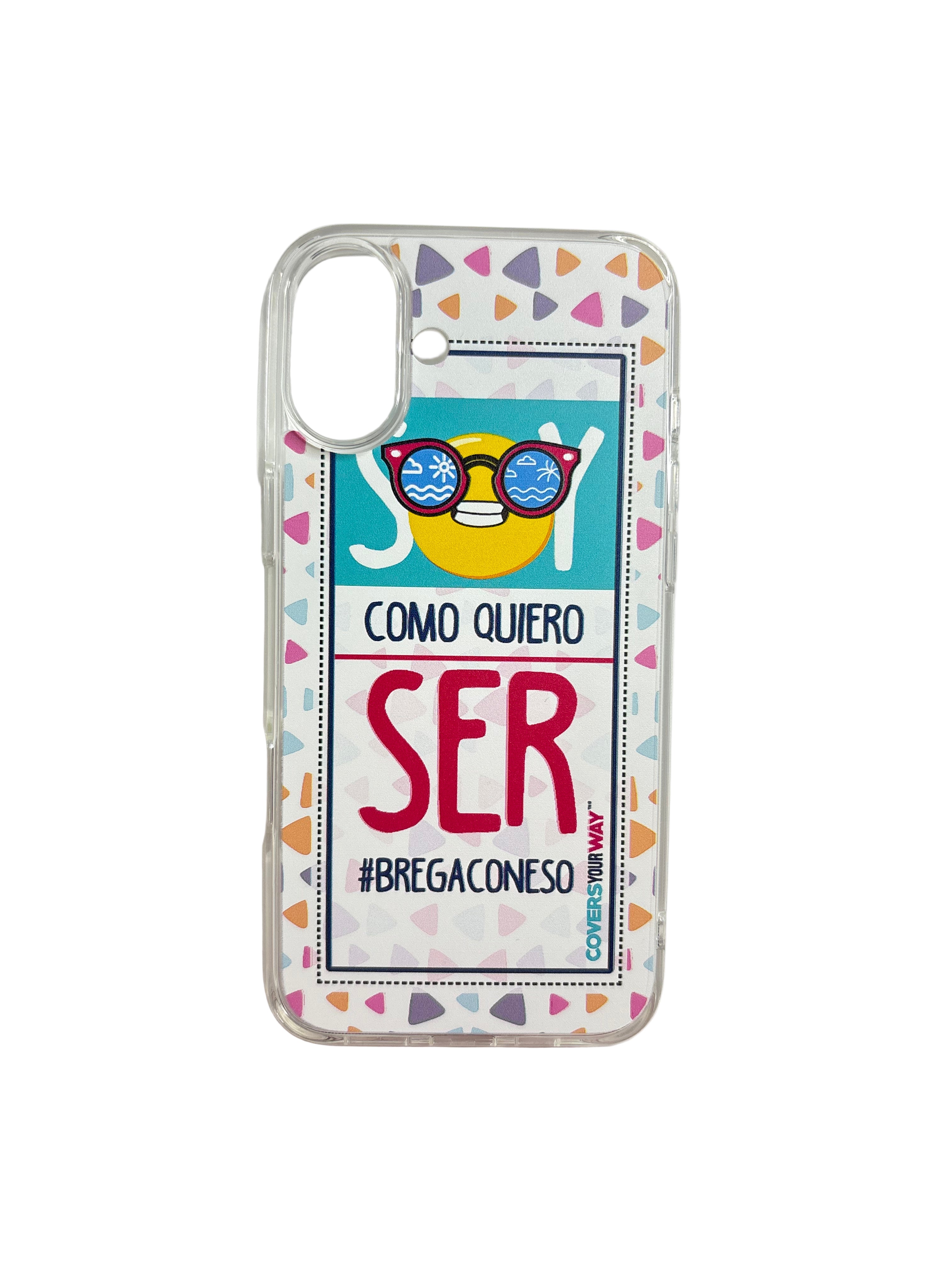 Soy como quiero ser #BREGACONESO iPhone 16 Plus Clear Impact Resistant