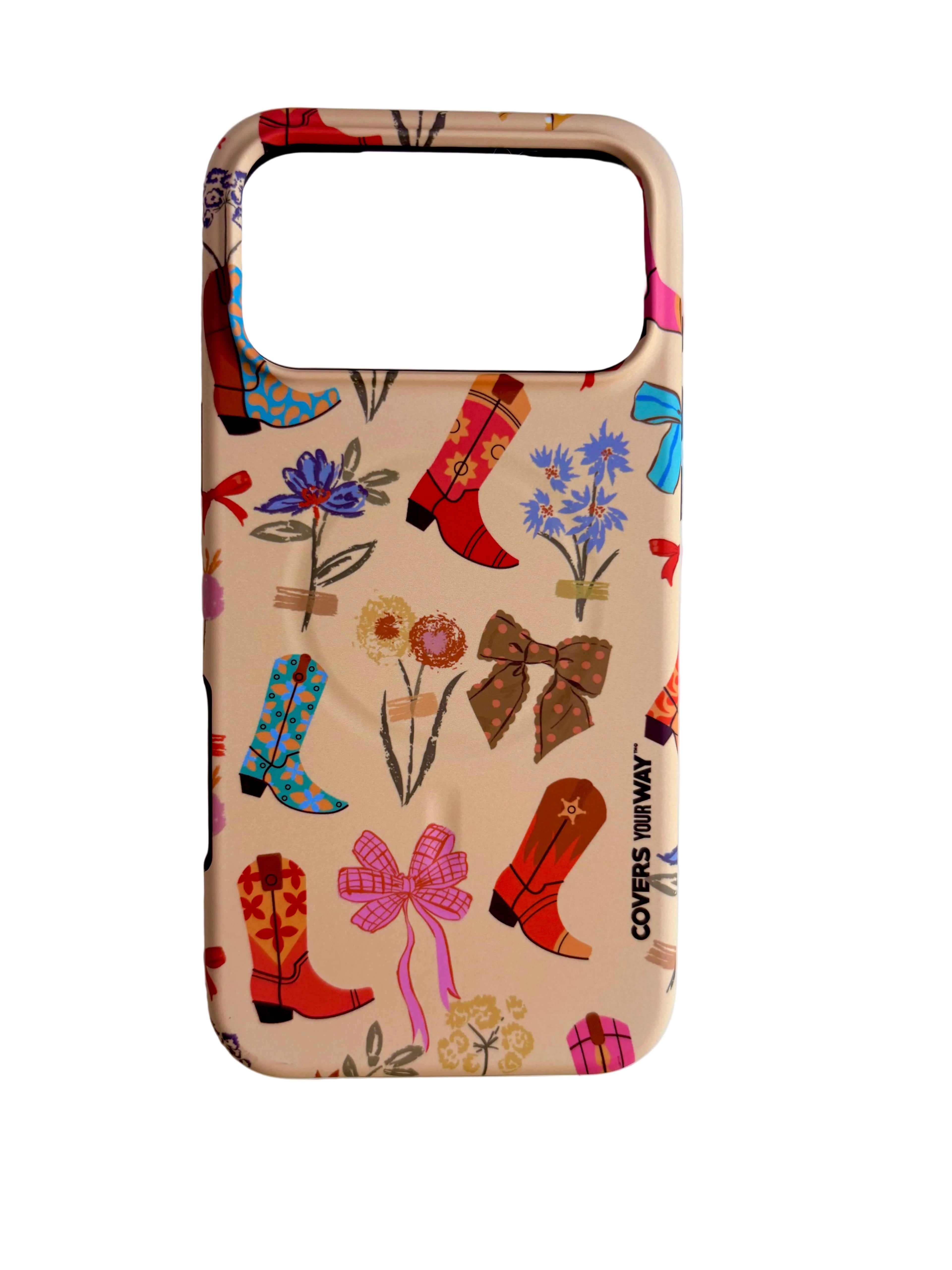 Boots & Blossoms iPhone 17 Pro Max MagSafe Tough Small Damage