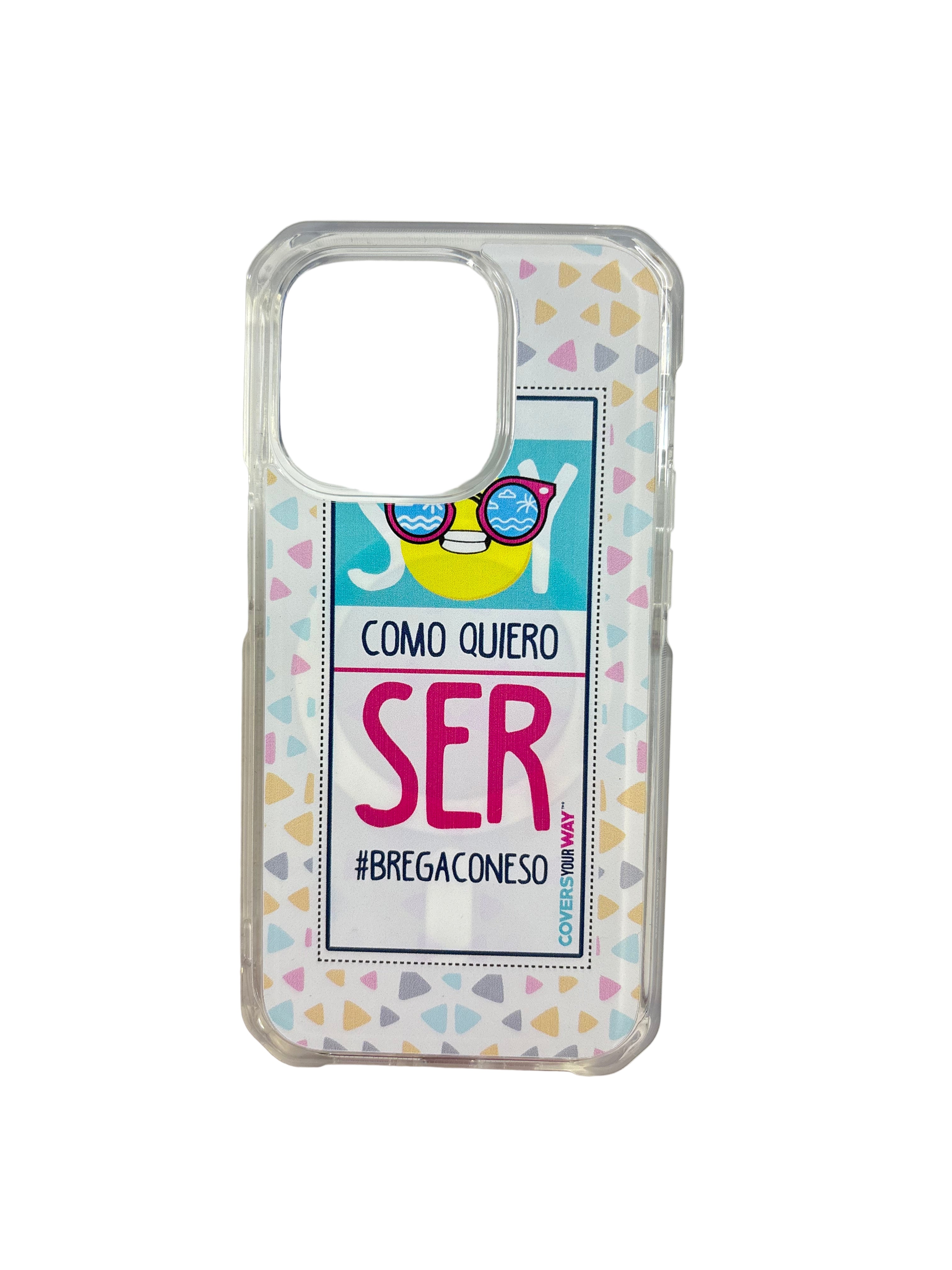Soy como quiero ser #BREGACONESO iPhone 14 Pro MagSafe Clear Impact Resistant