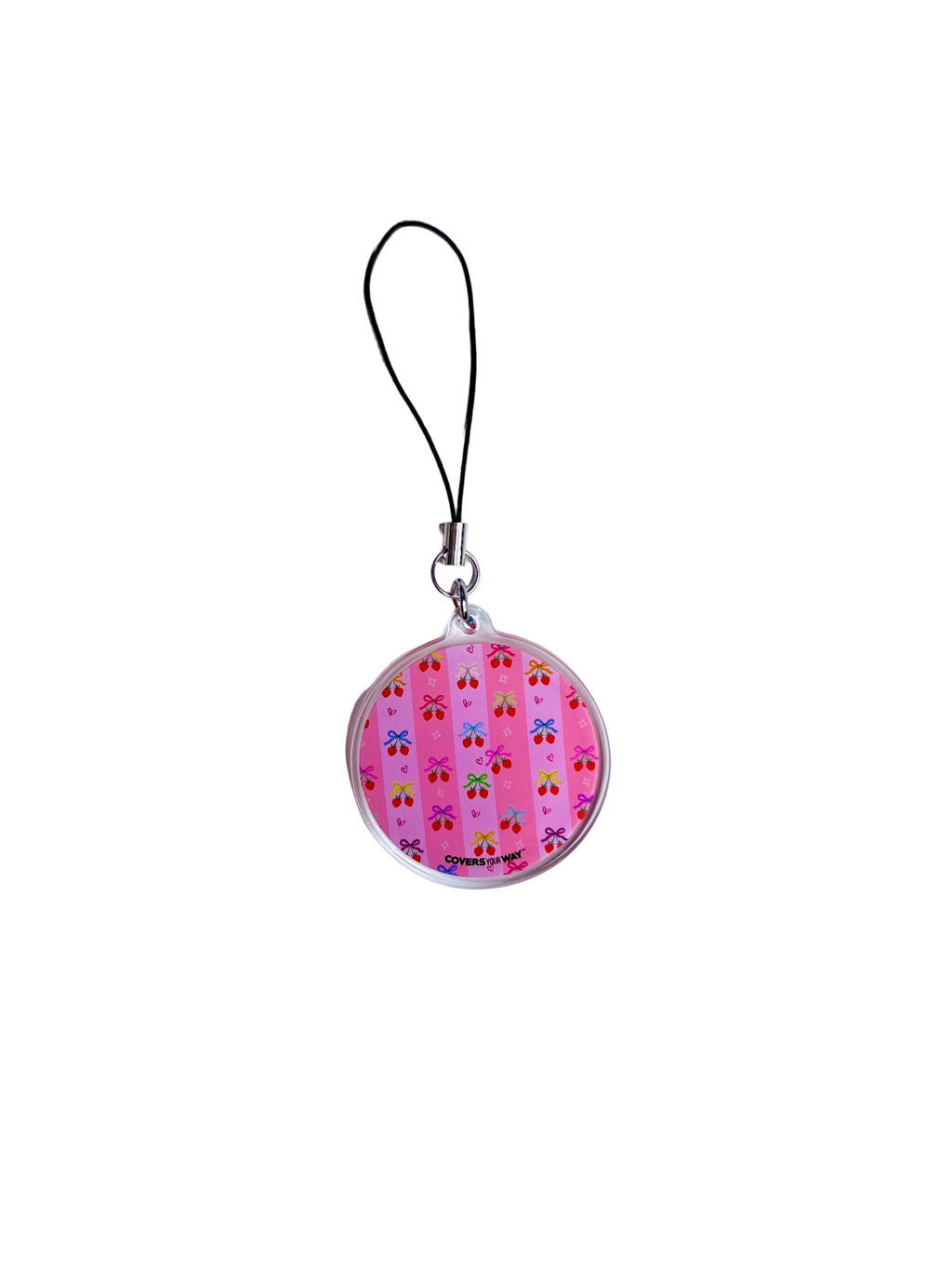 Strawberry Crush Phone Charm