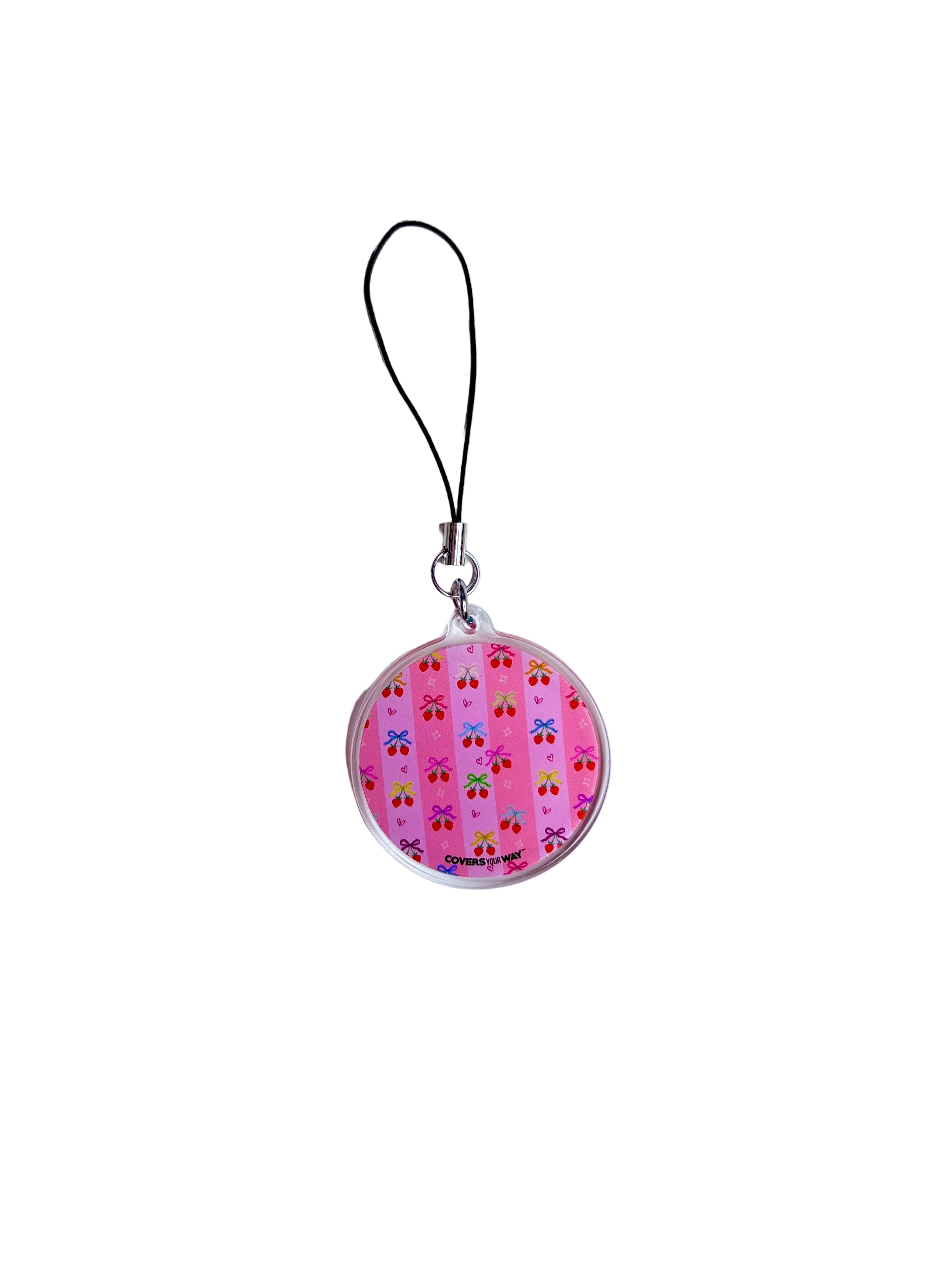 Strawberry Crush Phone Charm
