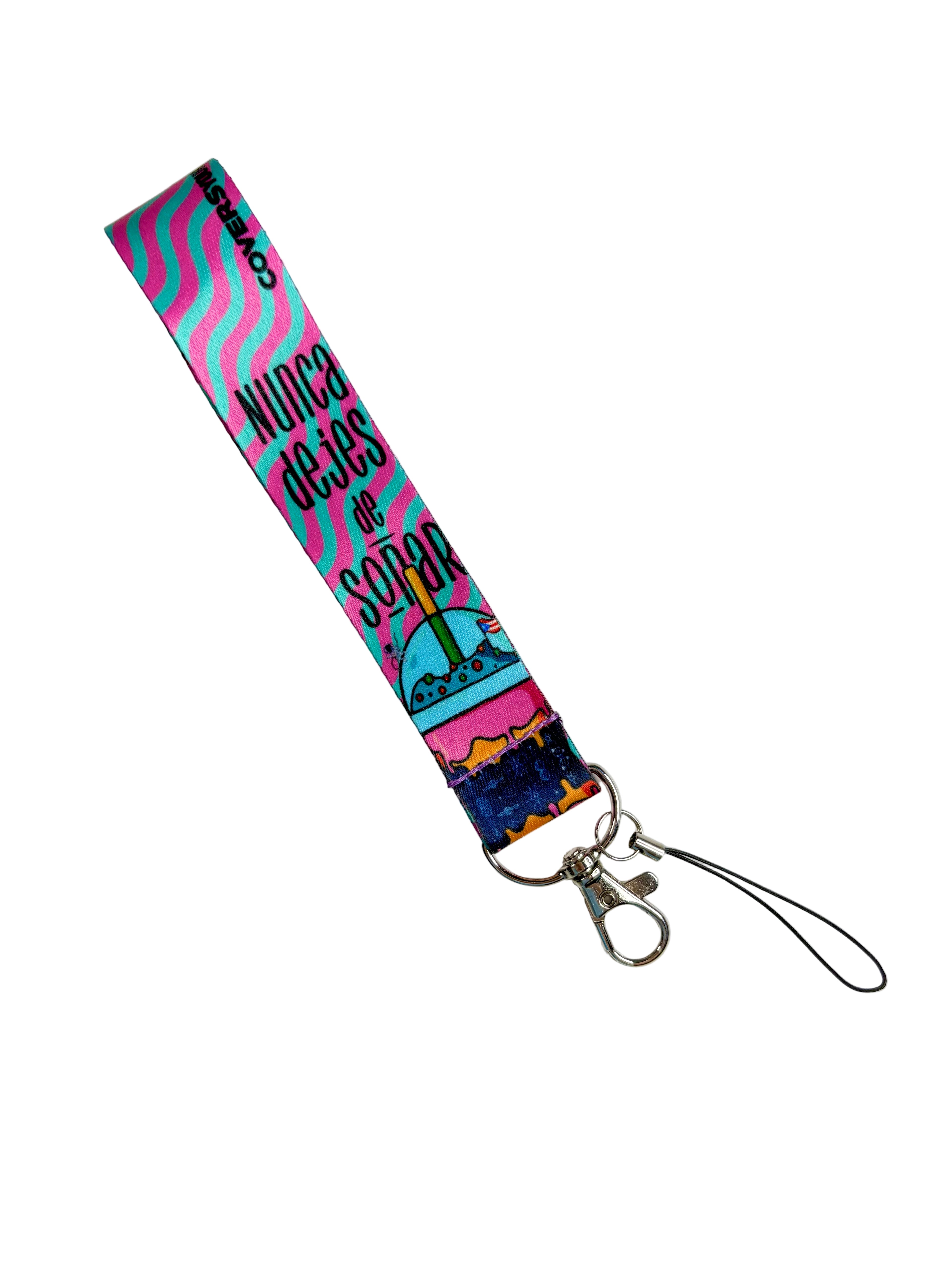 Nunca dejes de soñar Phone Lanyard