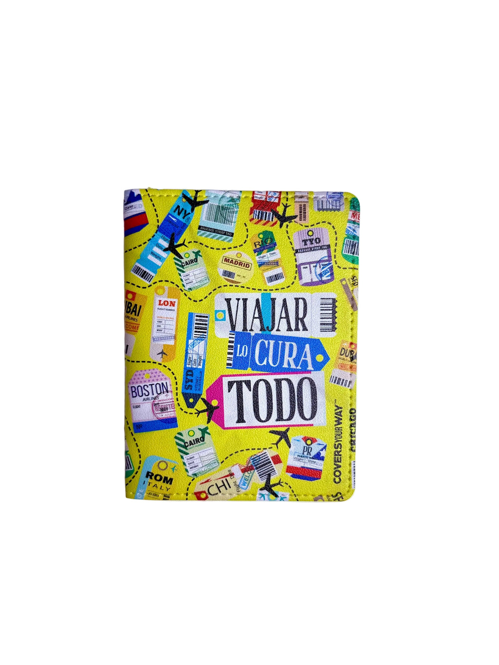 Viajar lo cura TODO Passport Cover