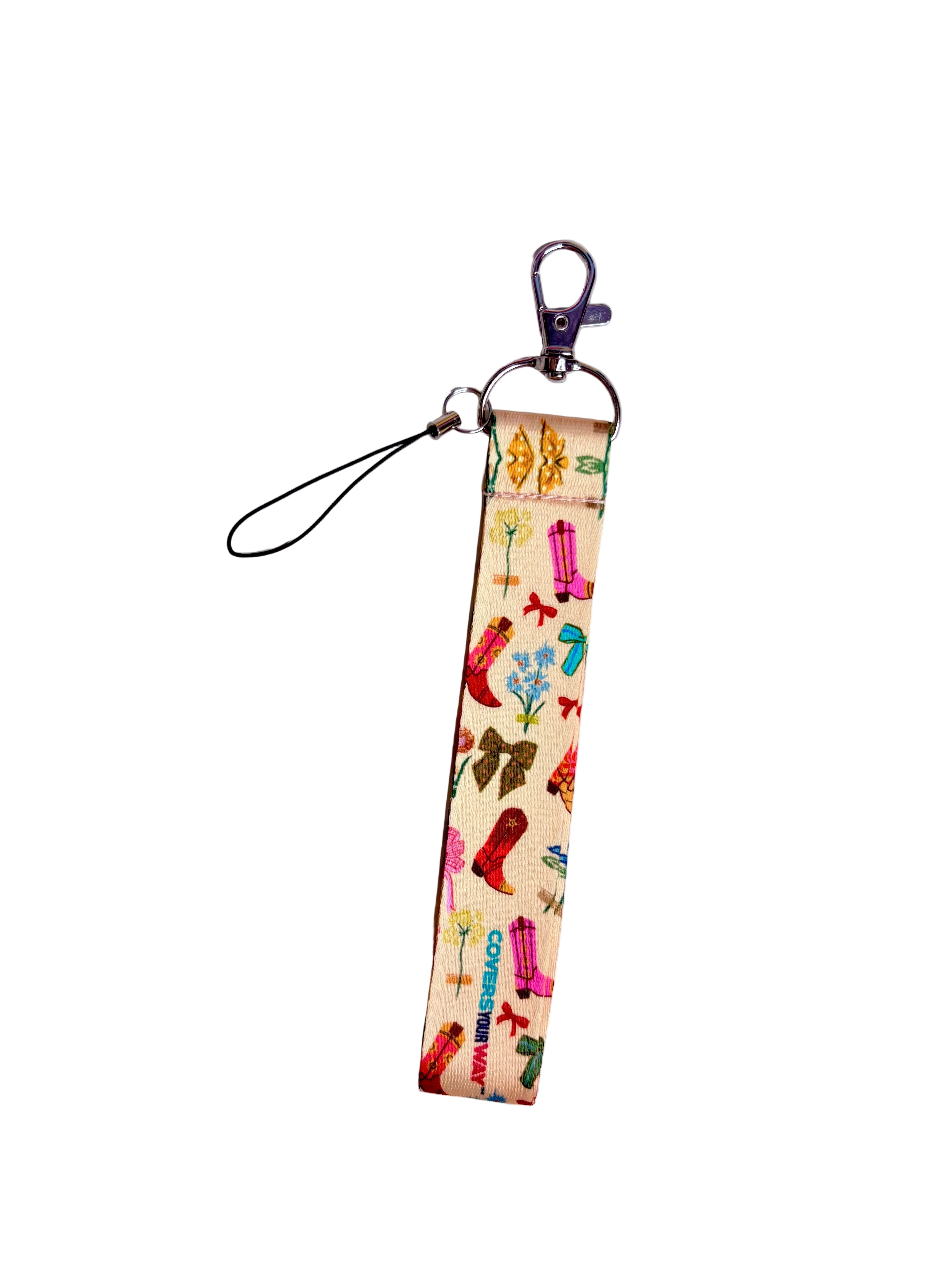 Boots & Blossoms Phone Lanyard