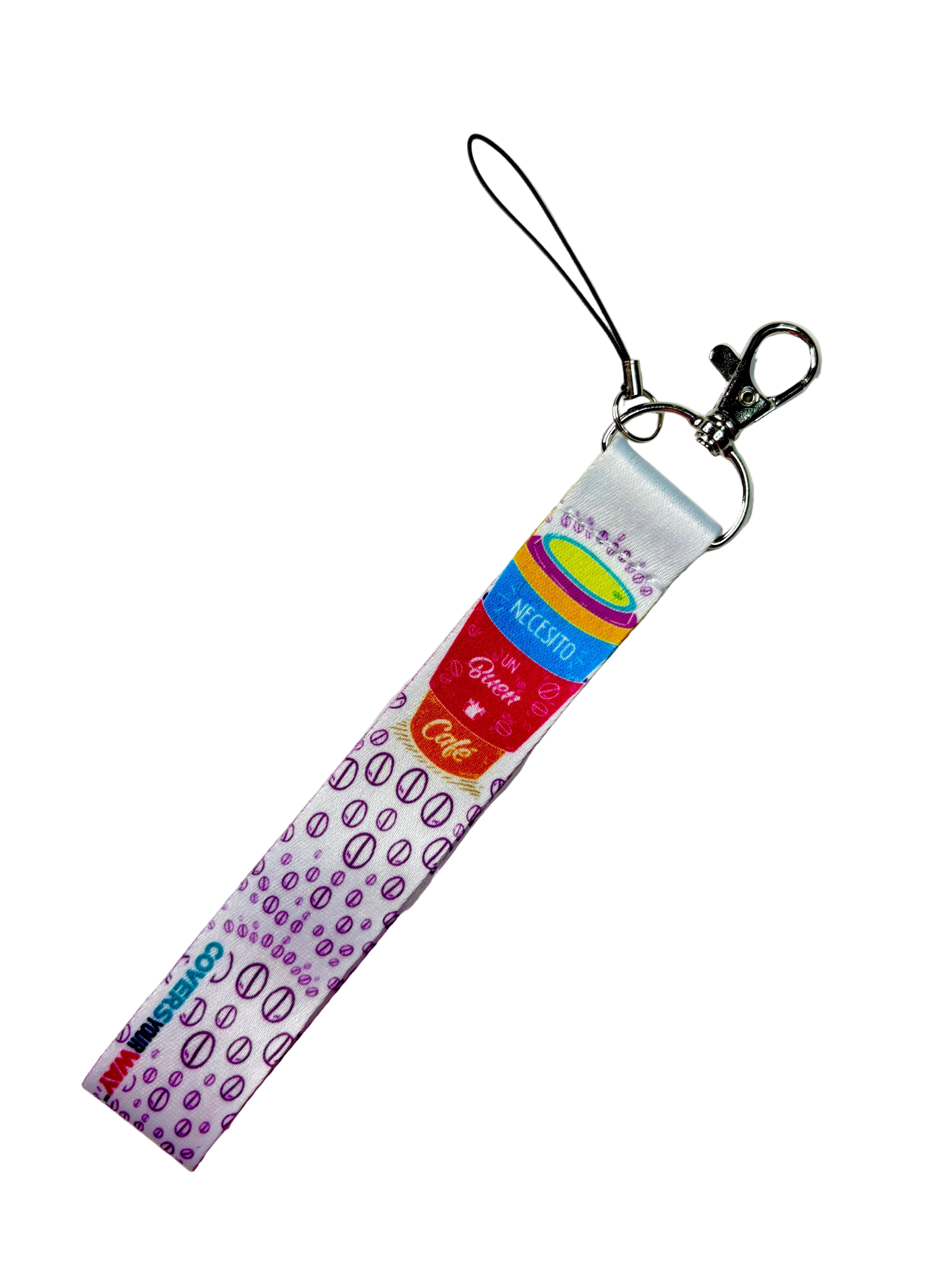 Necesito un buen café Phone Lanyard