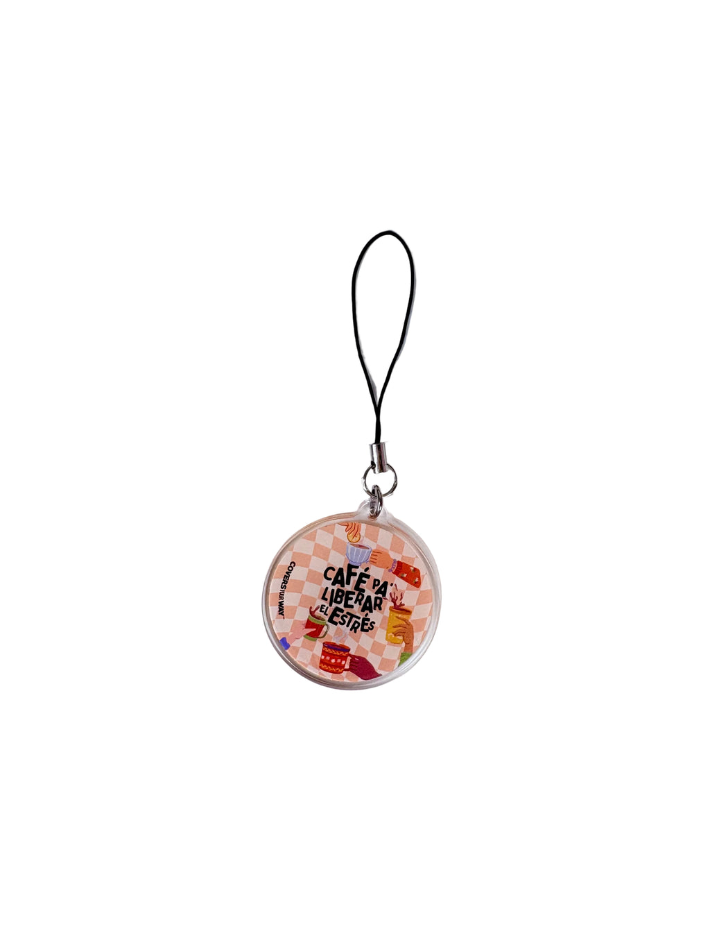 Café pa' liberar el estrés Phone Charm