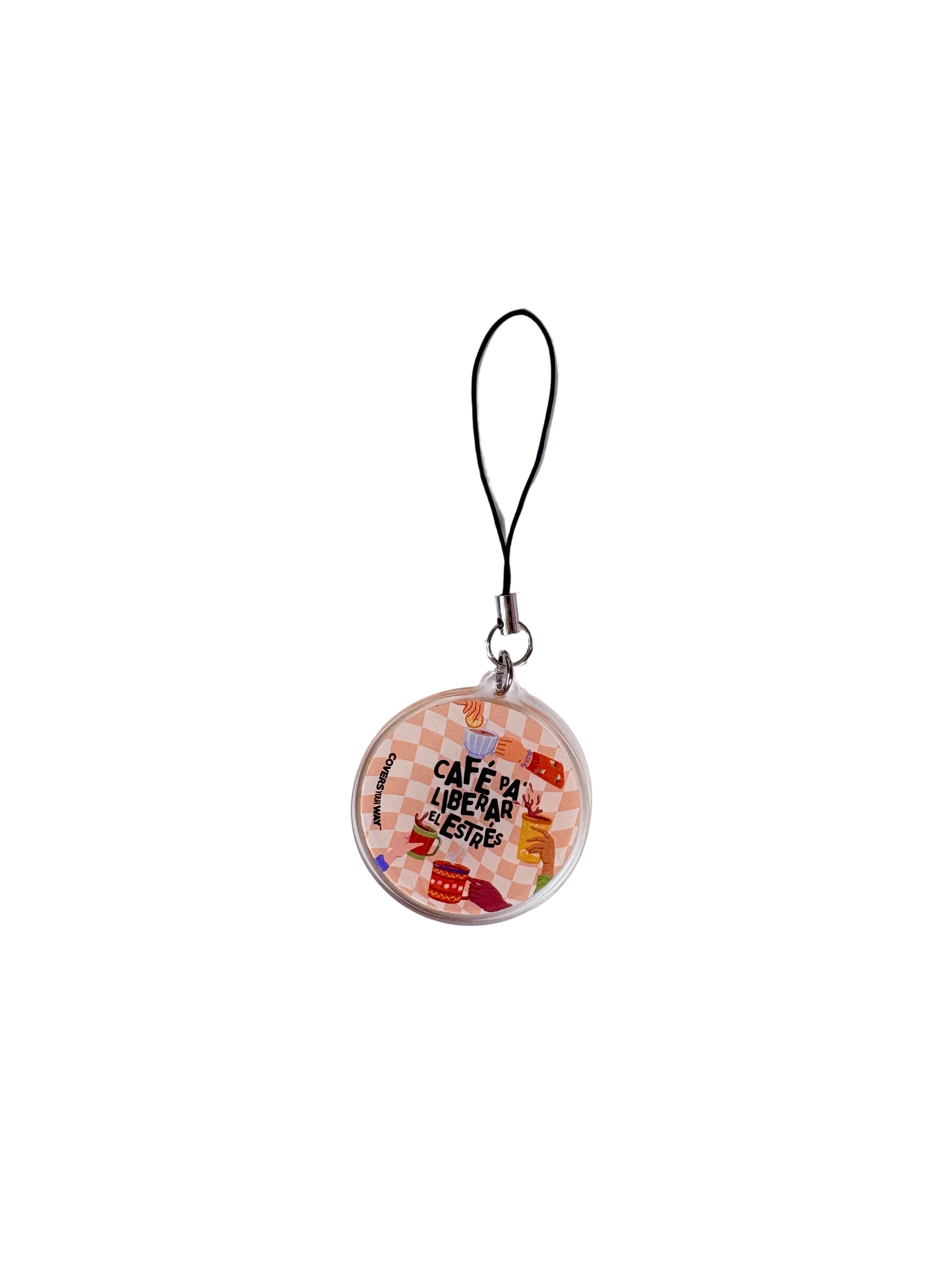 Café pa' liberar el estrés Phone Charm