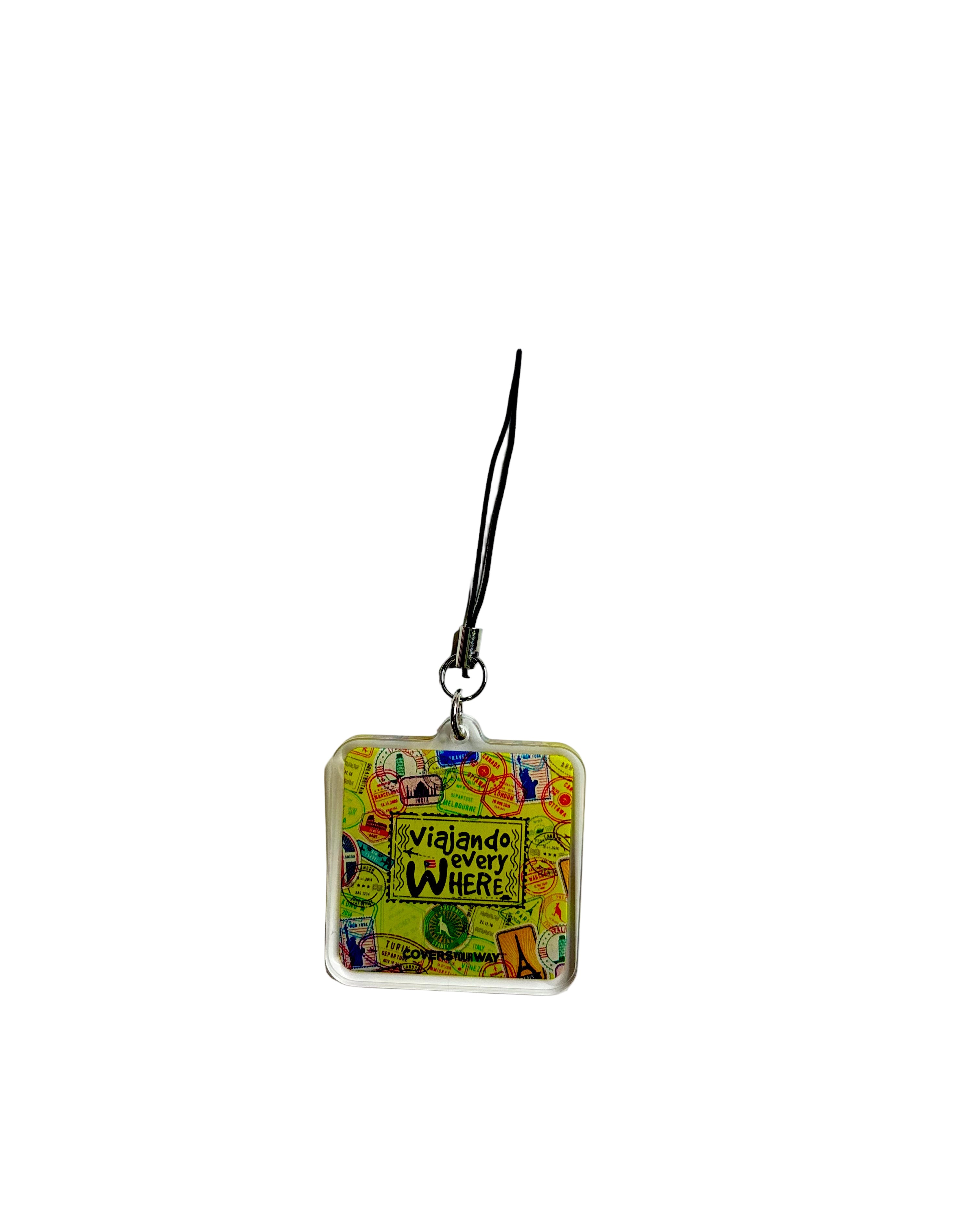 Viajando everywhere Phone Charm