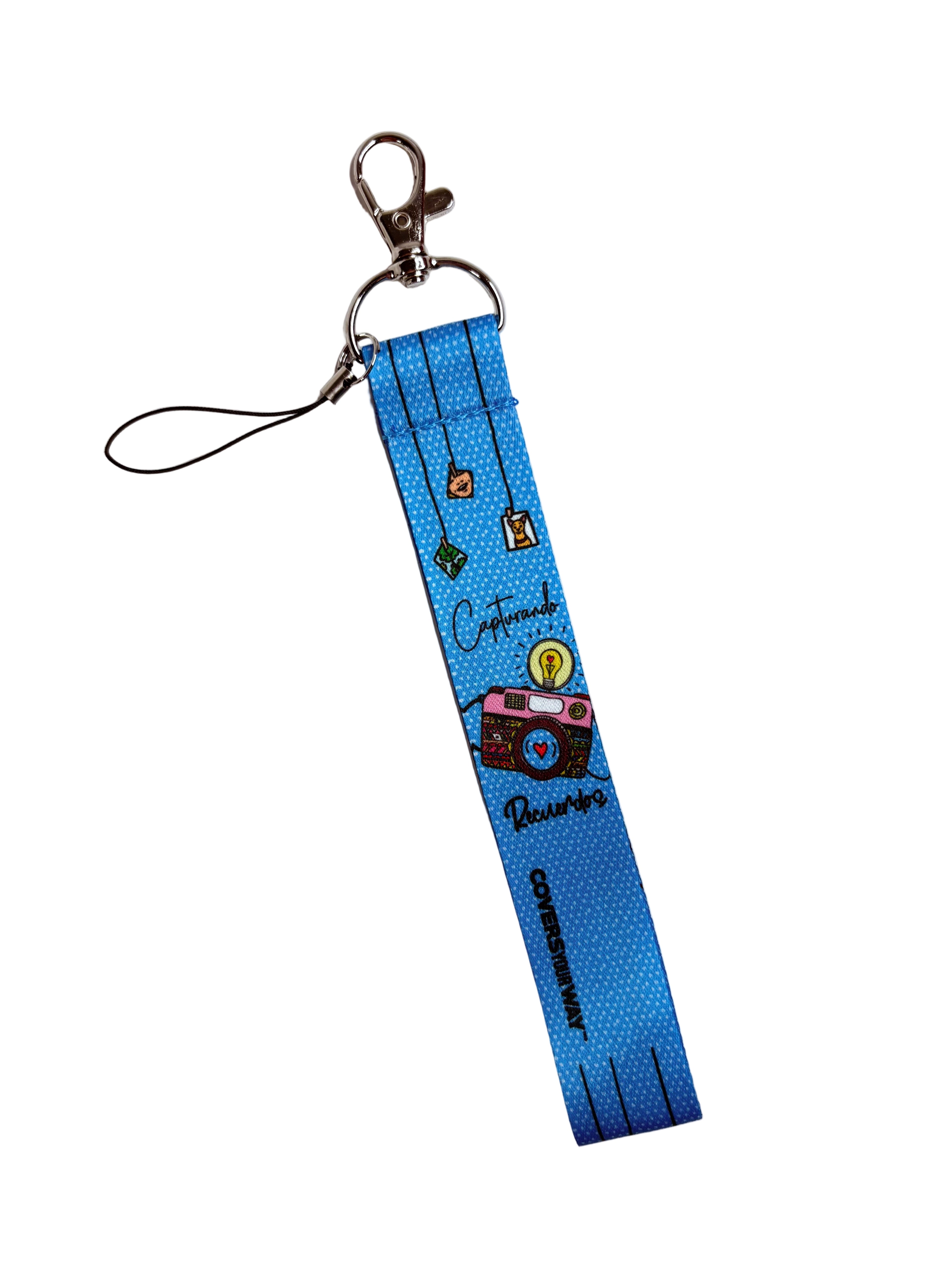 Capturando recuerdos Phone Lanyard