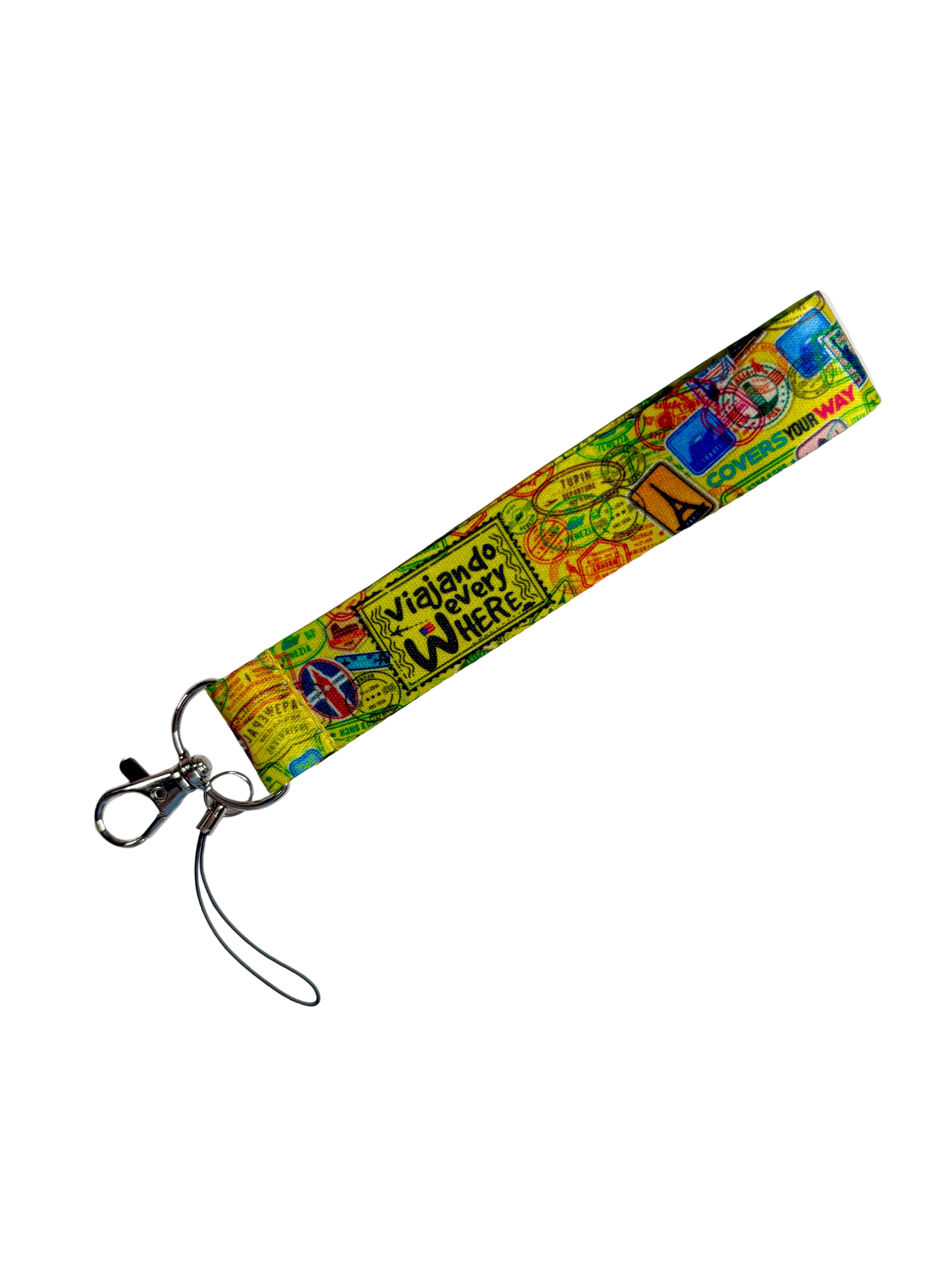 Viajando everywhere Phone Lanyard