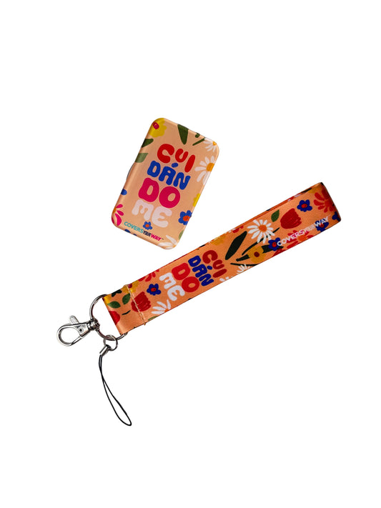 CUIDÁNDOME Phone Lanyard + Magnetic Phone Grip Gift Bundle