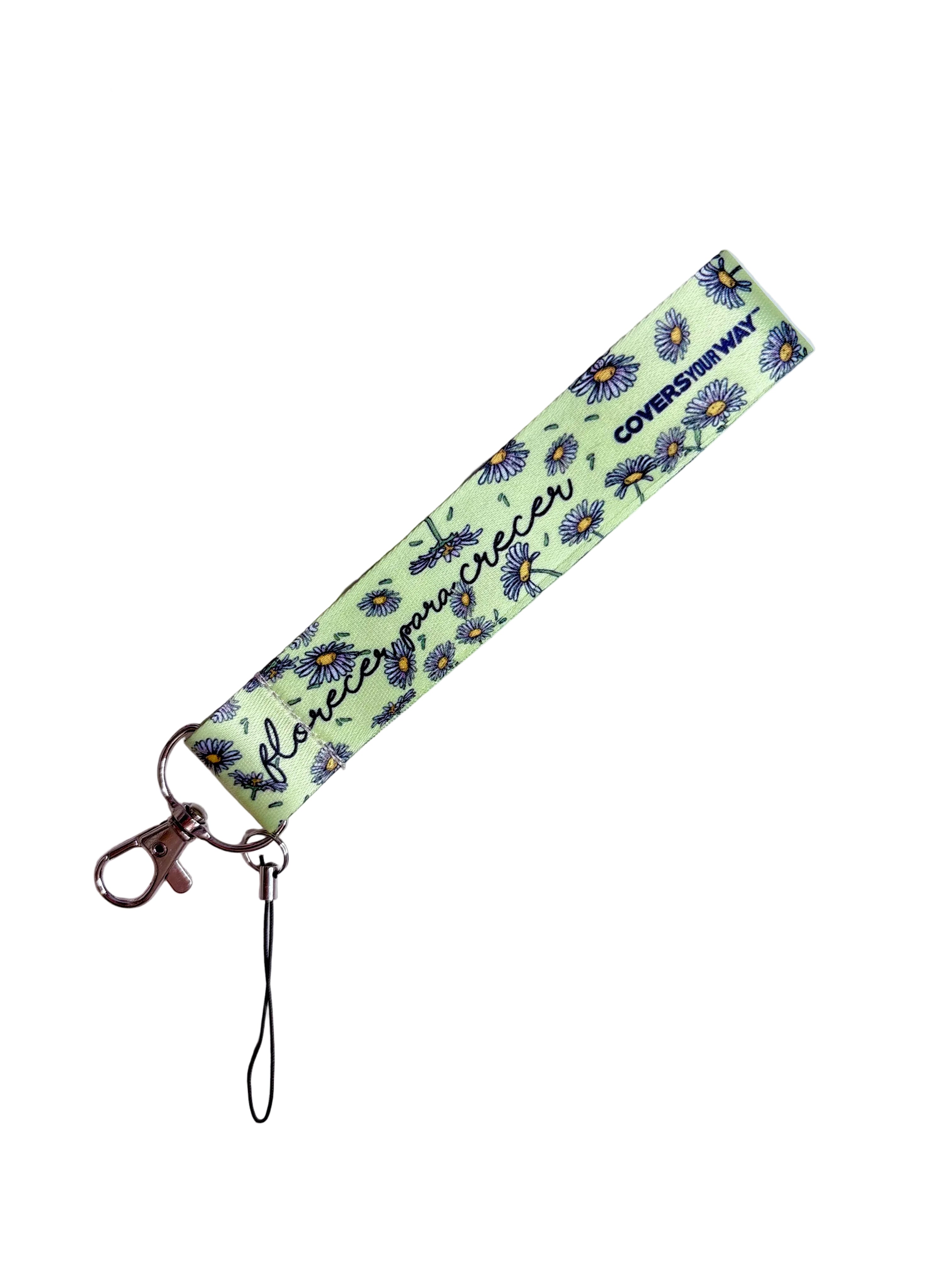 Florecer para crecer Phone Lanyard