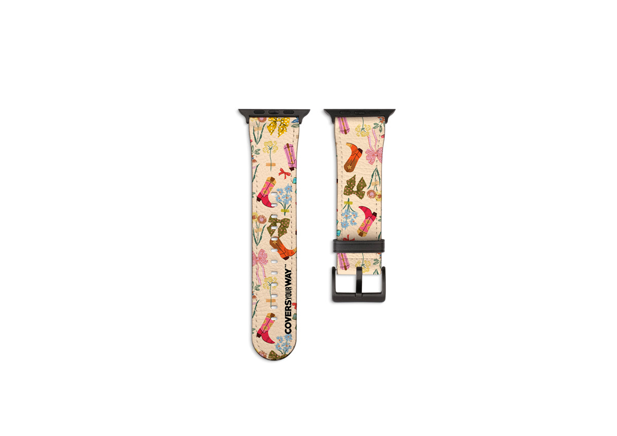 Boots & Blossoms Apple Watch Strap