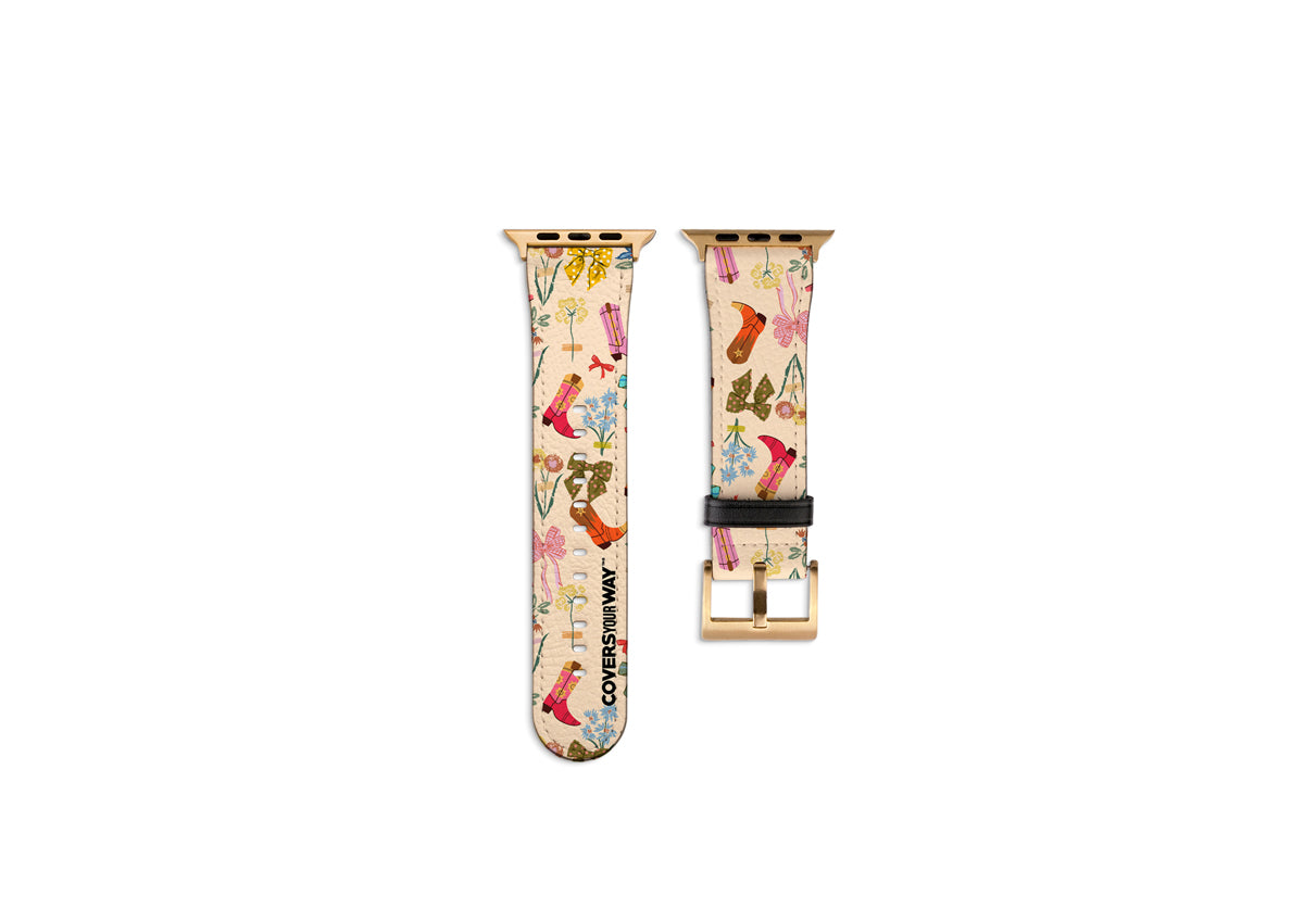 Boots & Blossoms Apple Watch Strap
