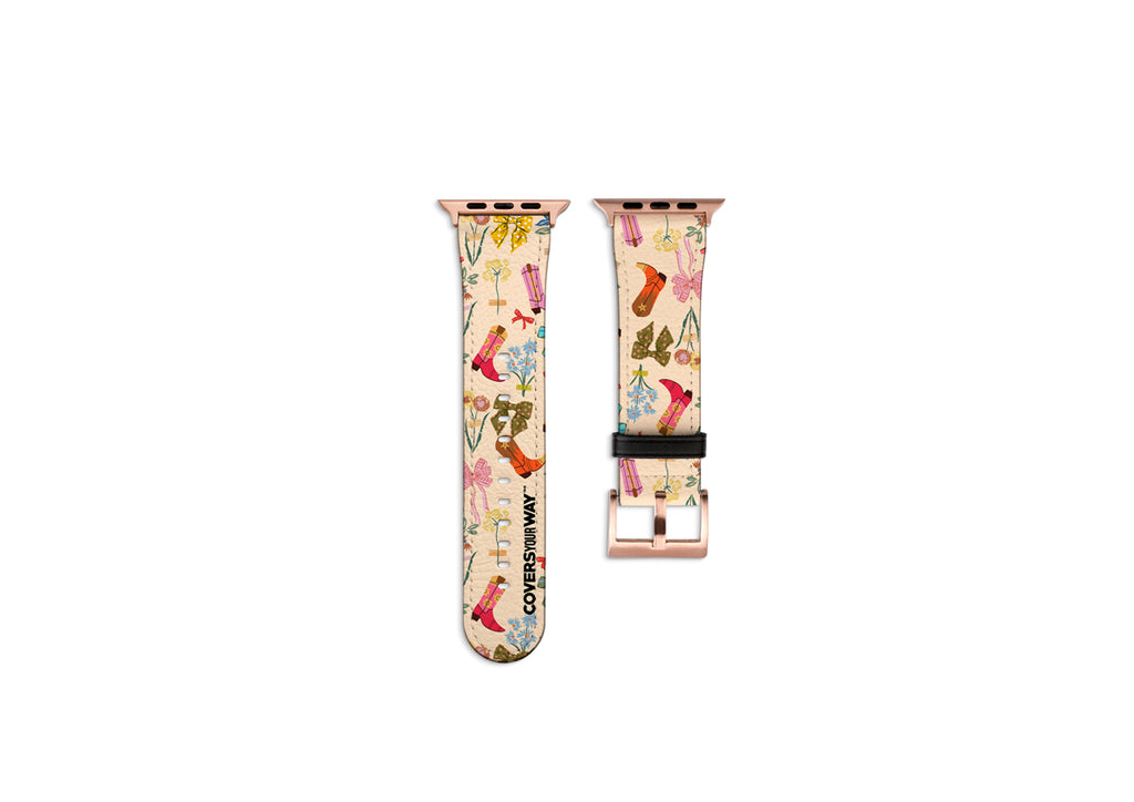 Boots & Blossoms Apple Watch Strap