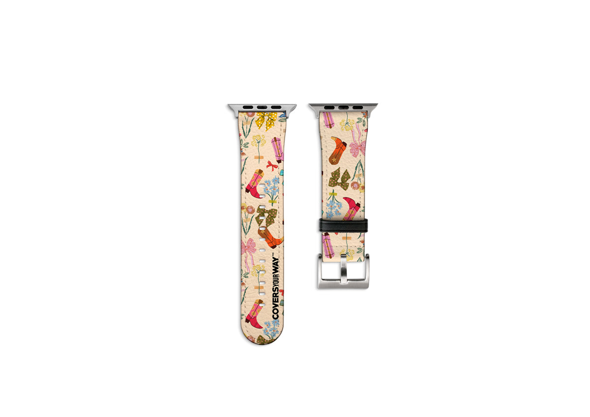 Boots & Blossoms Apple Watch Strap