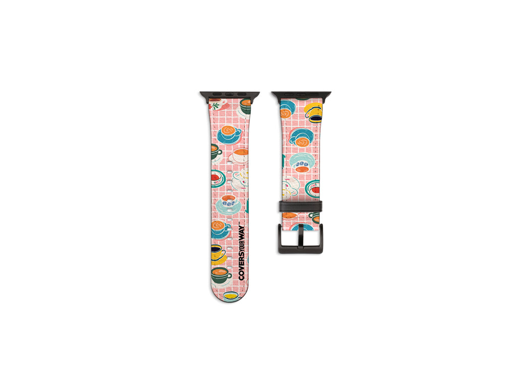 Un café mil metas Apple Watch Strap