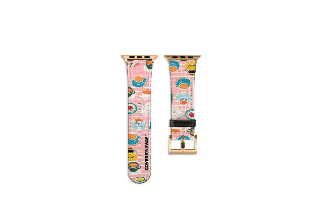 Un café mil metas Apple Watch Strap
