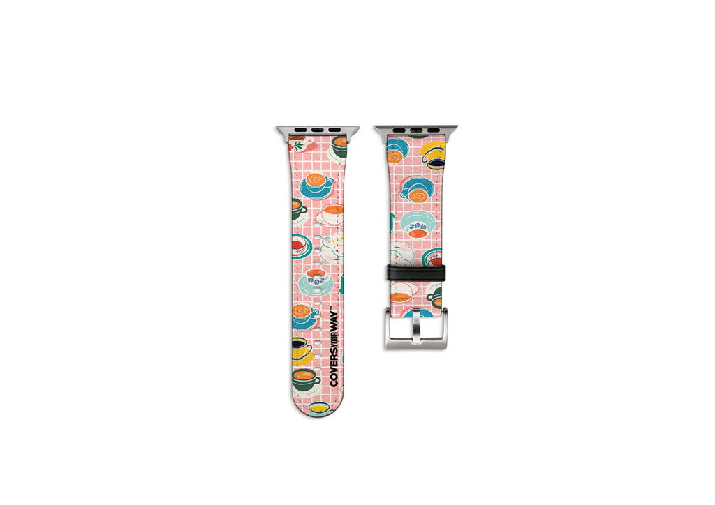 Un café mil metas Apple Watch Strap