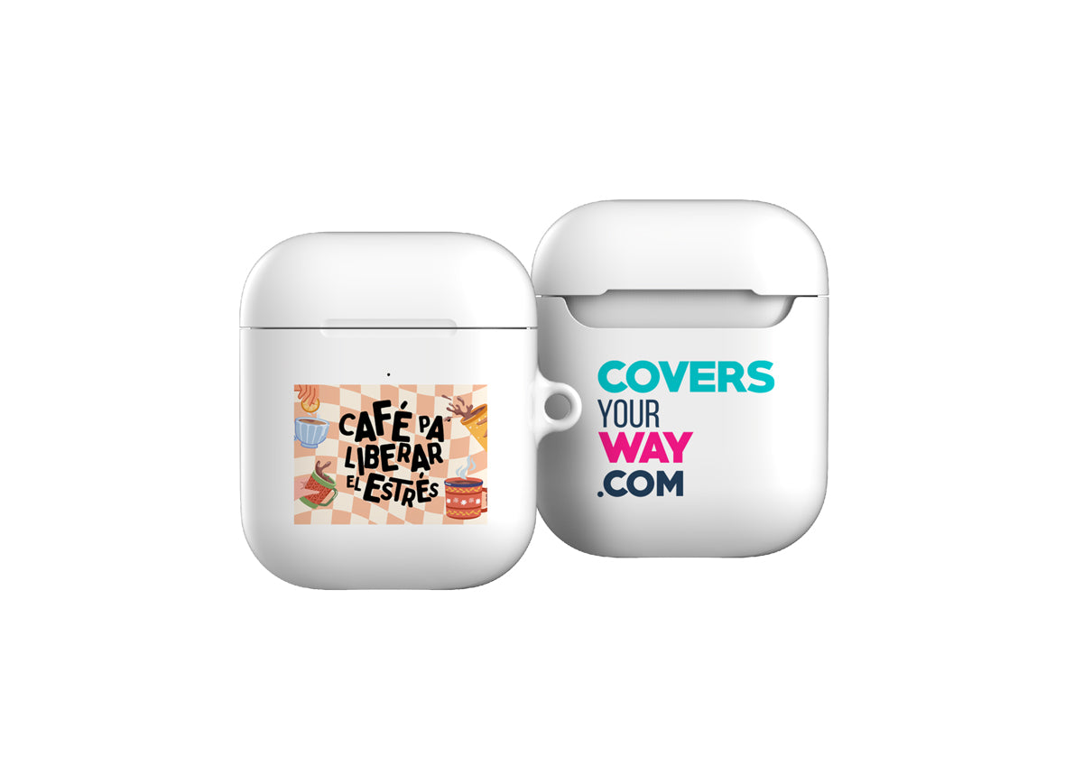 Café pa' liberar el estrés AirPods Case