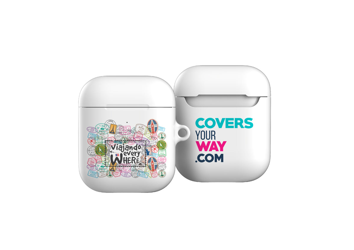 Viajando everywhere AirPods Case