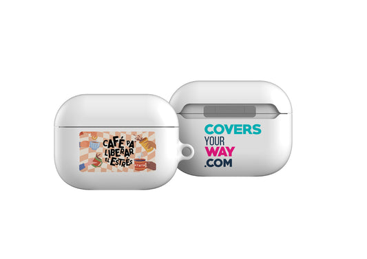 Café pa' liberar el estrés AirPods Case