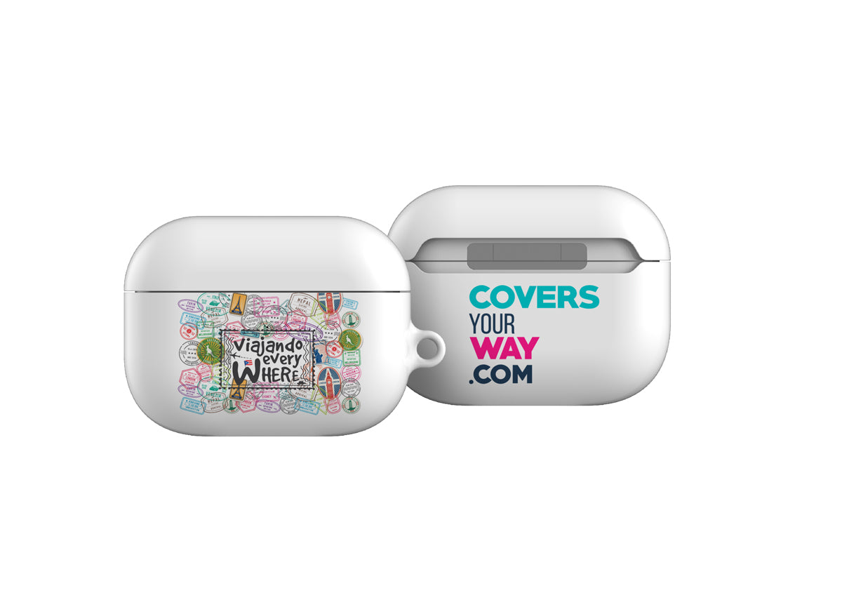 Viajando everywhere AirPods Case