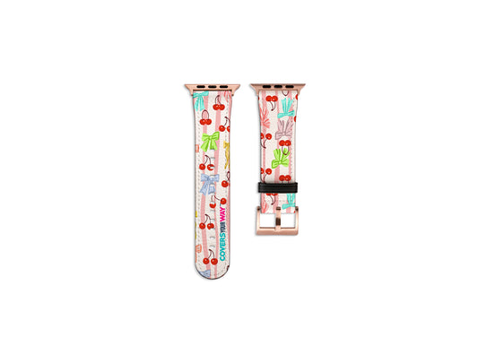 Cherry Bow Vibes Apple Watch Strap