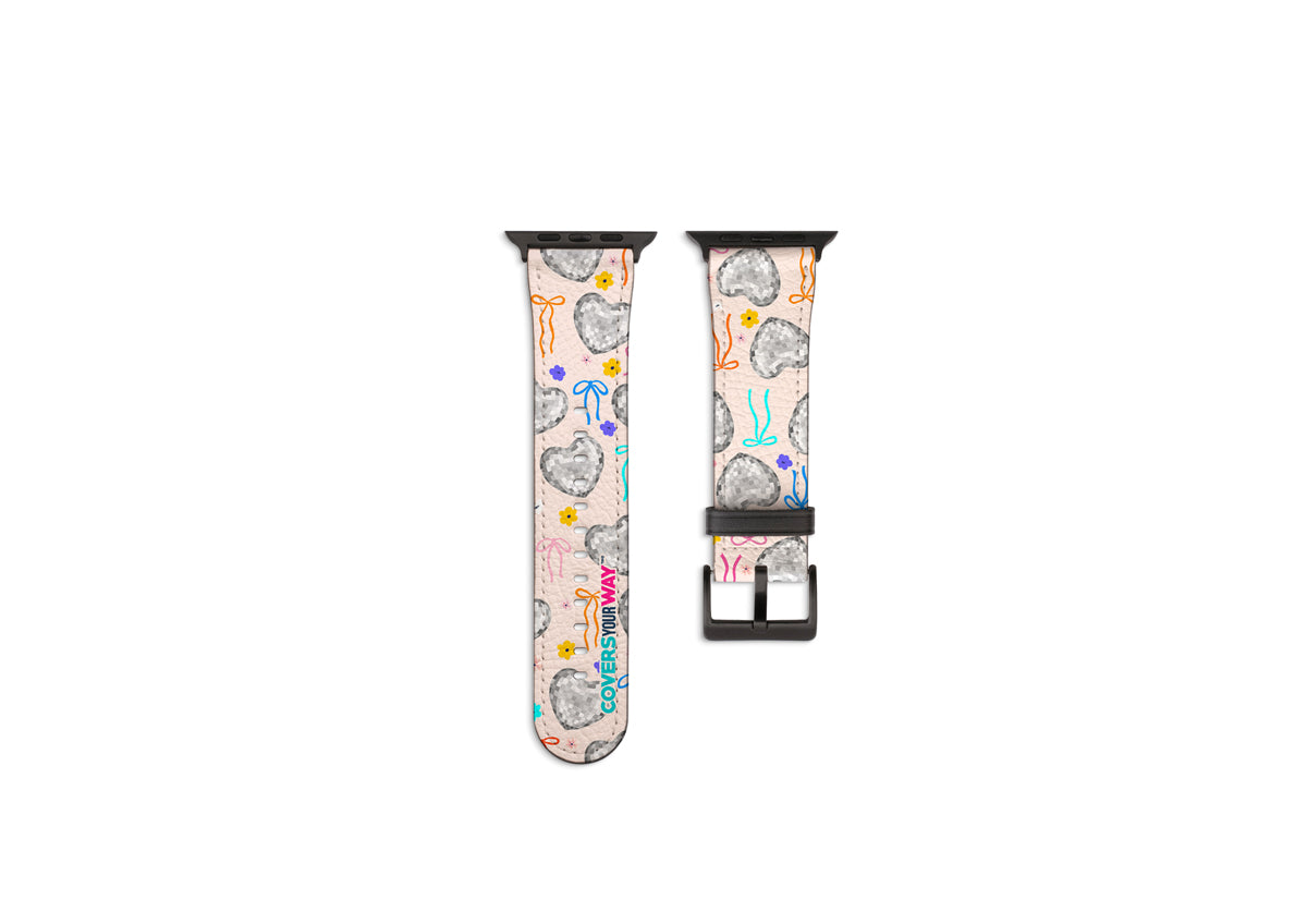 Disco Heart Vibes Apple Watch Strap