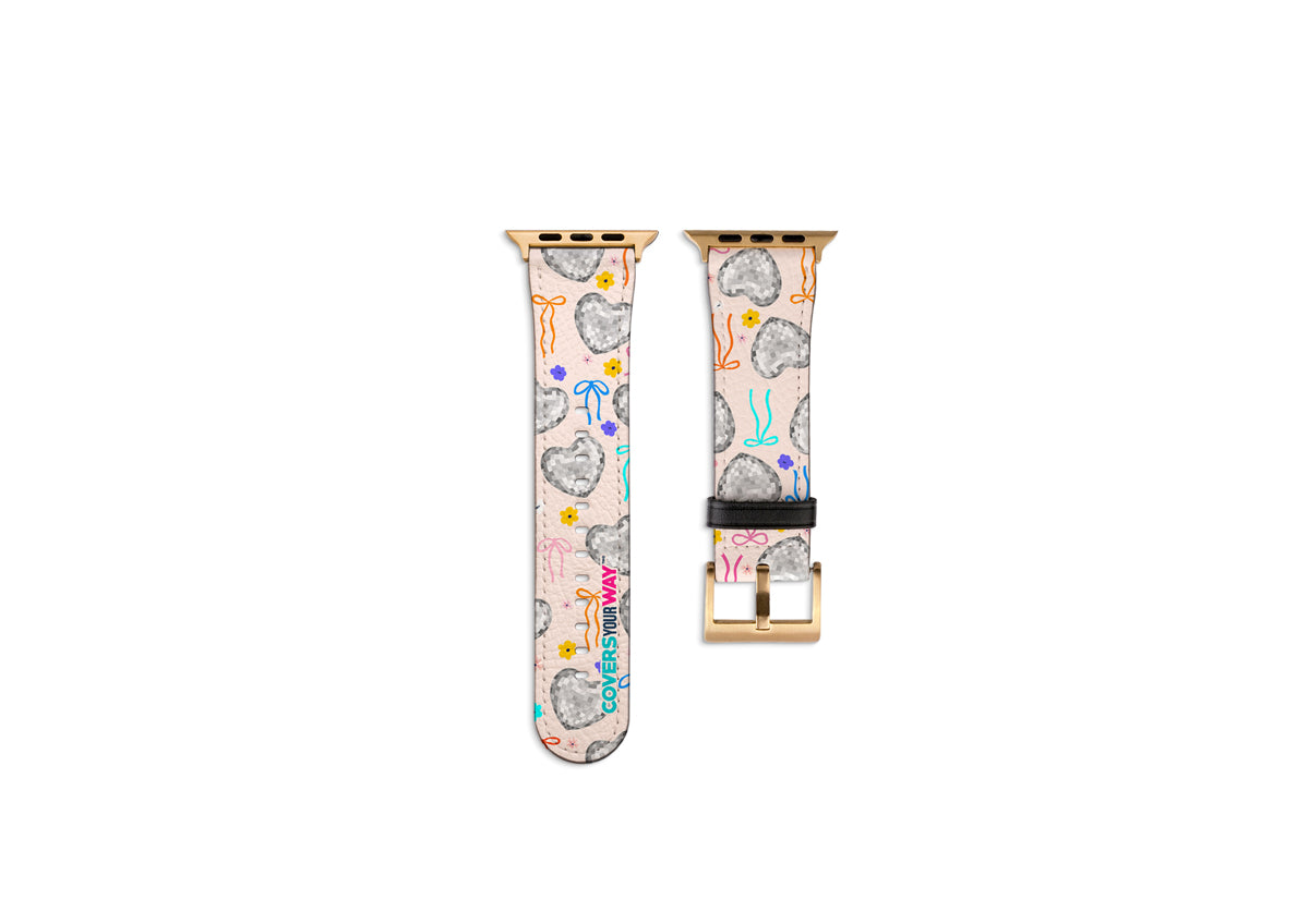 Disco Heart Vibes Apple Watch Strap