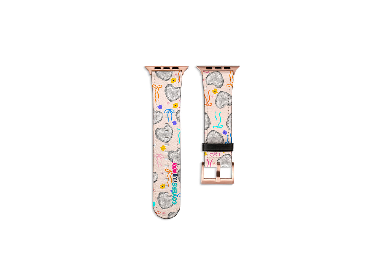 Disco Heart Vibes Apple Watch Strap