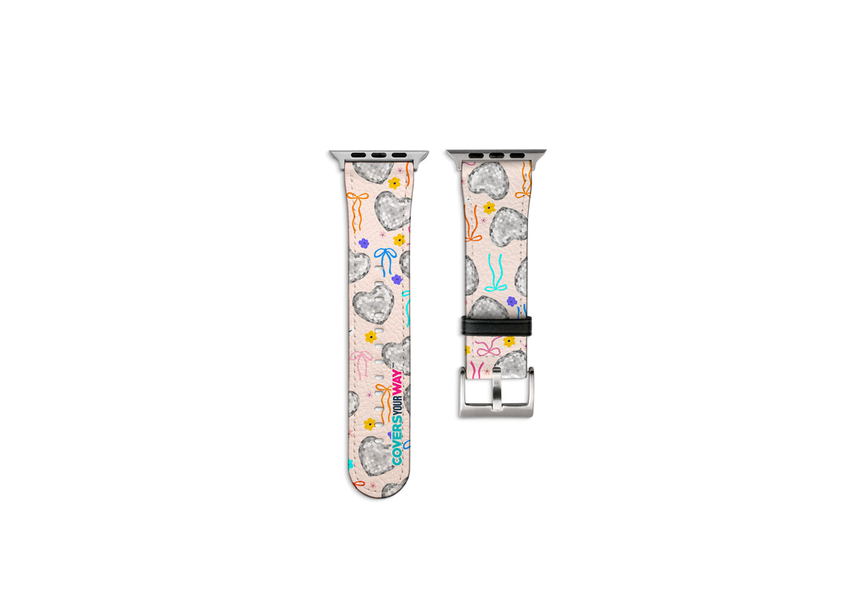 Disco Heart Vibes Apple Watch Strap