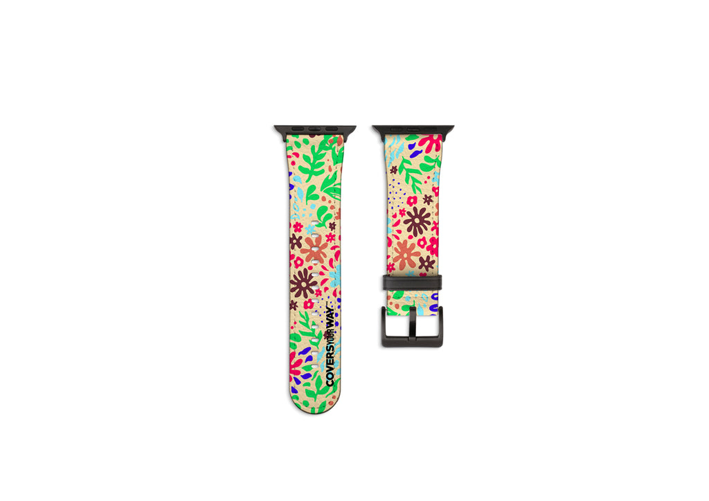 Pa' lante y con BUENAS VIBRAS Apple Watch Strap